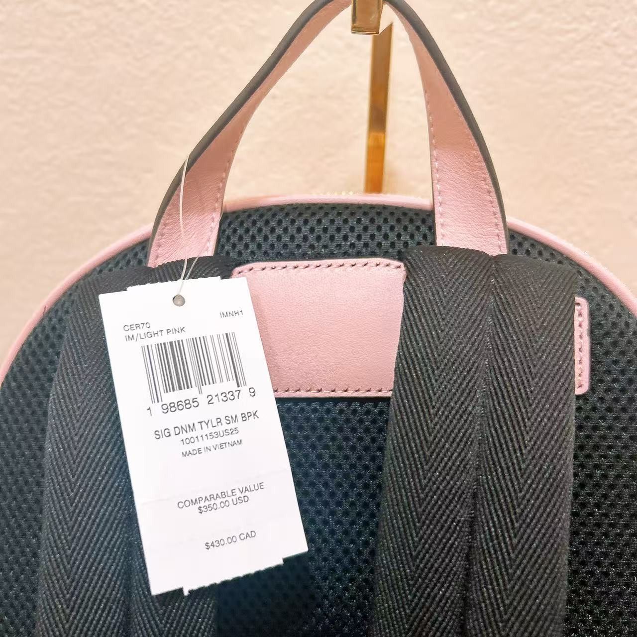Taylor Small Backpack In Signature Denim CER70