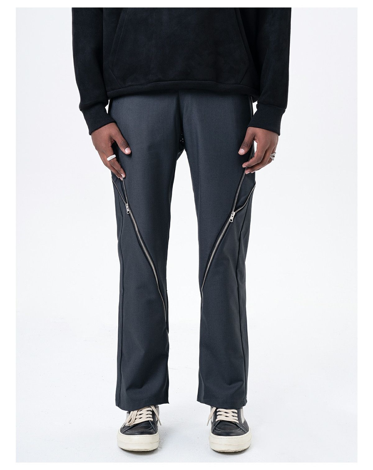 Designer × Japanese Brand × Vintage urban dance utility zipper punk yuppie pants Size US 28 / EU 44 - 5 Thumbnail