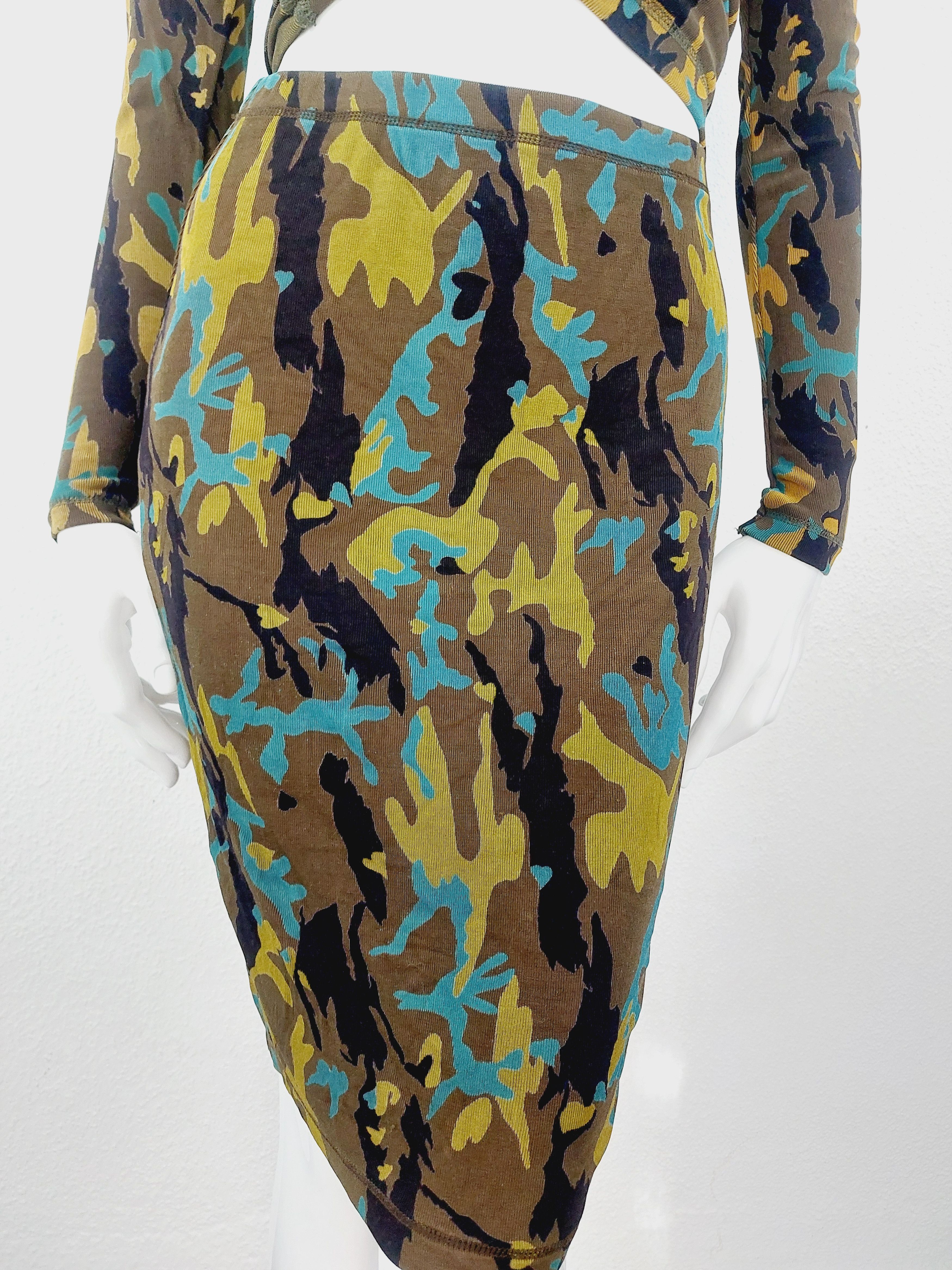 Jean Paul Gaultier Jean Paul Gaultier Junior Camouflage Military Tactical Dress Size M / US 6-8 / IT 42-44 - 4 Thumbnail