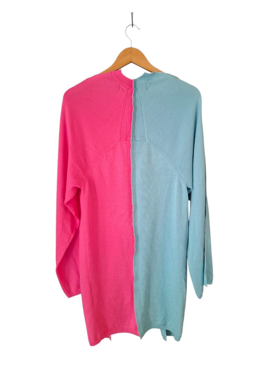 Comme des Garcons Homme Plus comme des garcons homme plus 19ss two-tone slit knit sweater Size US M / EU 48-50 / 2 - 2 Thumbnail