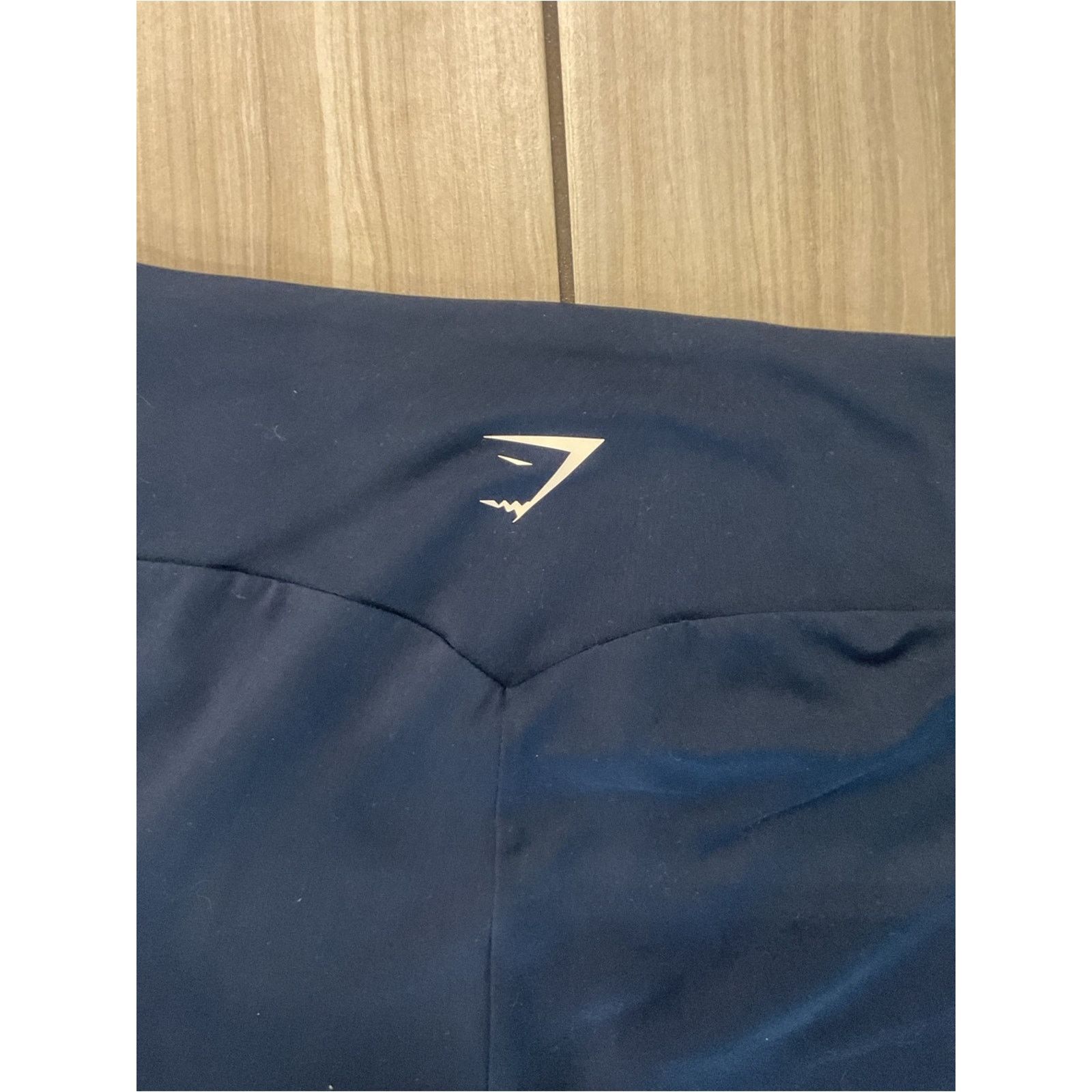 Gymshark Gymshark Navy Blue High Waisted Biker Shorts Size 28" / US 6 / IT 42 - 4 Thumbnail