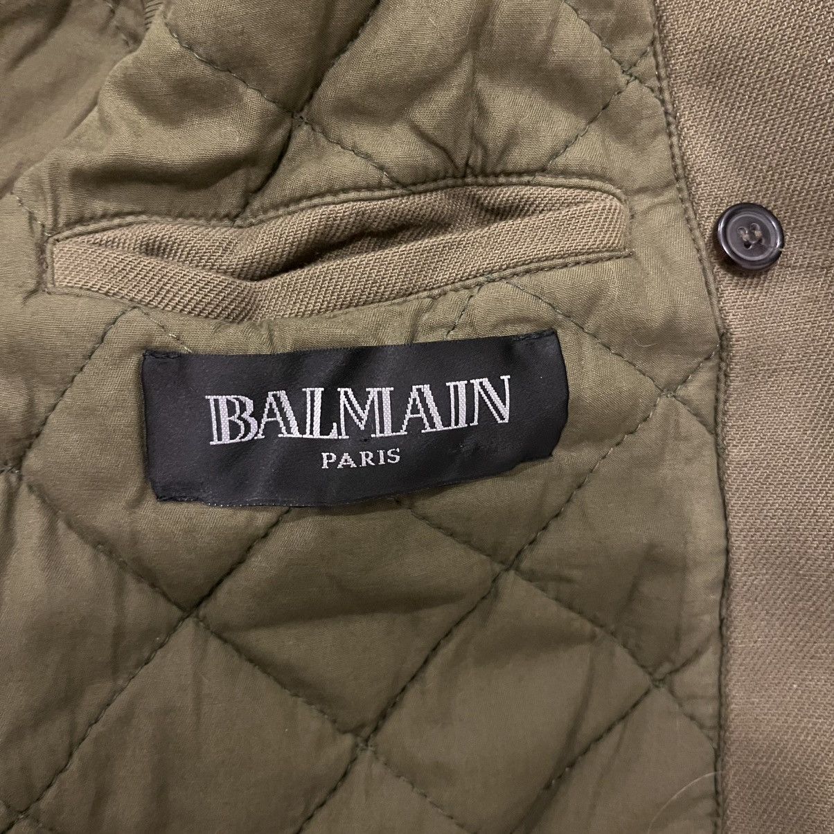 Balmain Balmain FW11 Men Fur-Trimmed Military JKT Size US M / EU 48-50 / 2 - 12 Thumbnail