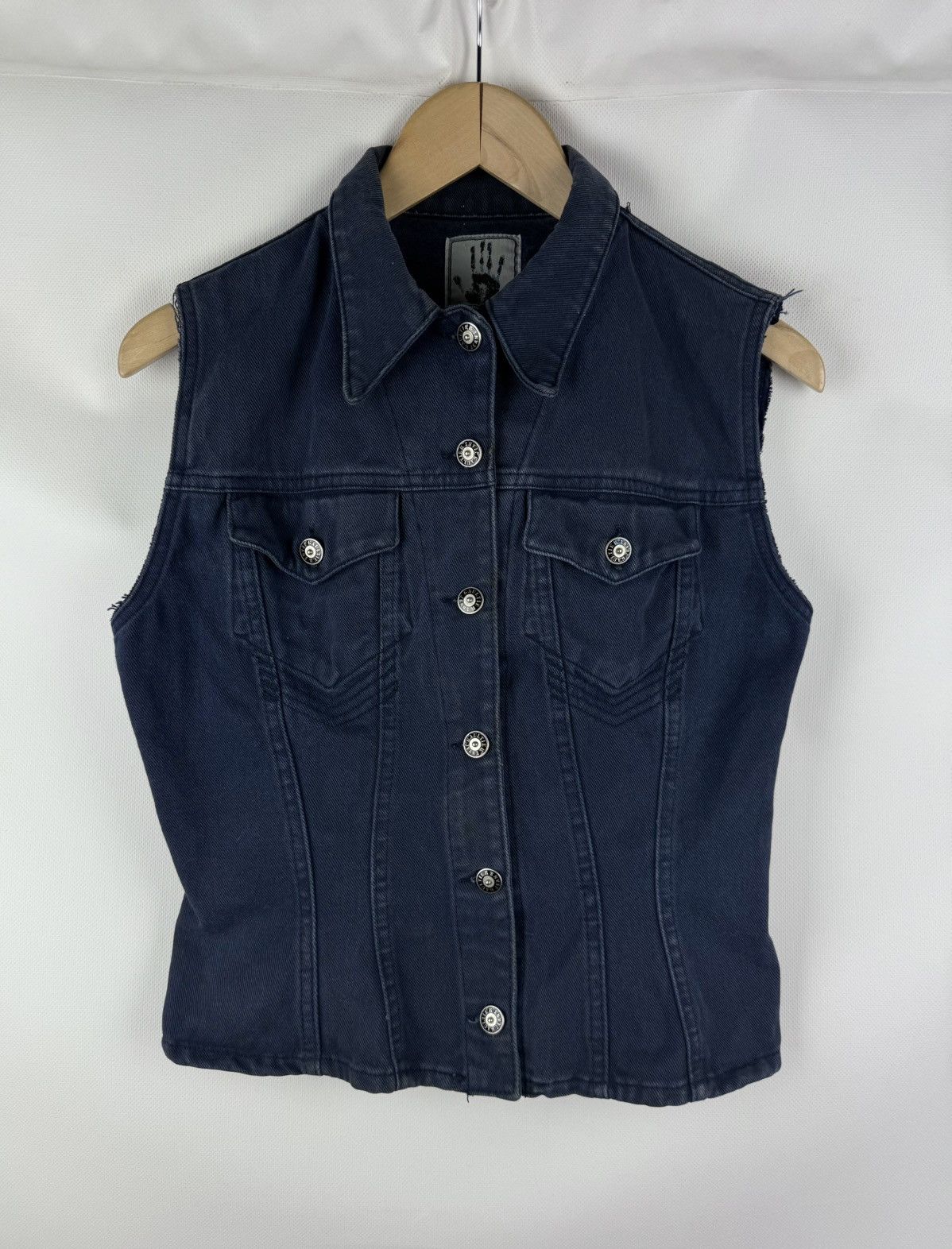 Jean Paul Gaultier JPG Jean Paul Gaultier 22 Drill Vintage 90s Vest Waistcoat Size M / US 6-8 / IT 42-44 - 1 Thumbnail