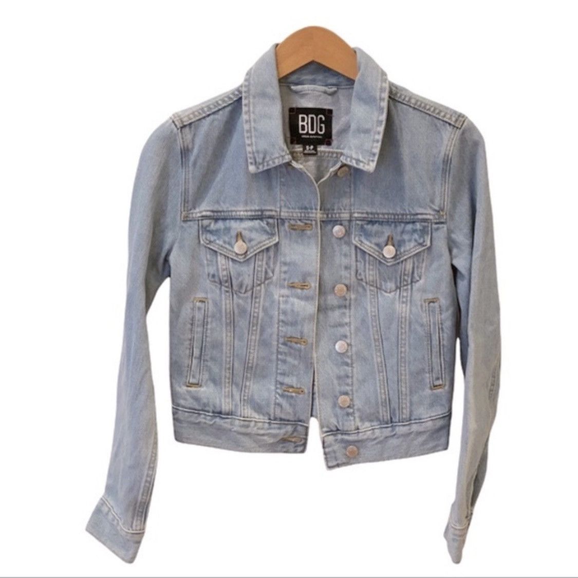 Urban Outfitters Urban Outfitters BDG Cropped Denim Jean Jacket S Size S / US 4 / IT 40 - 1 Thumbnail