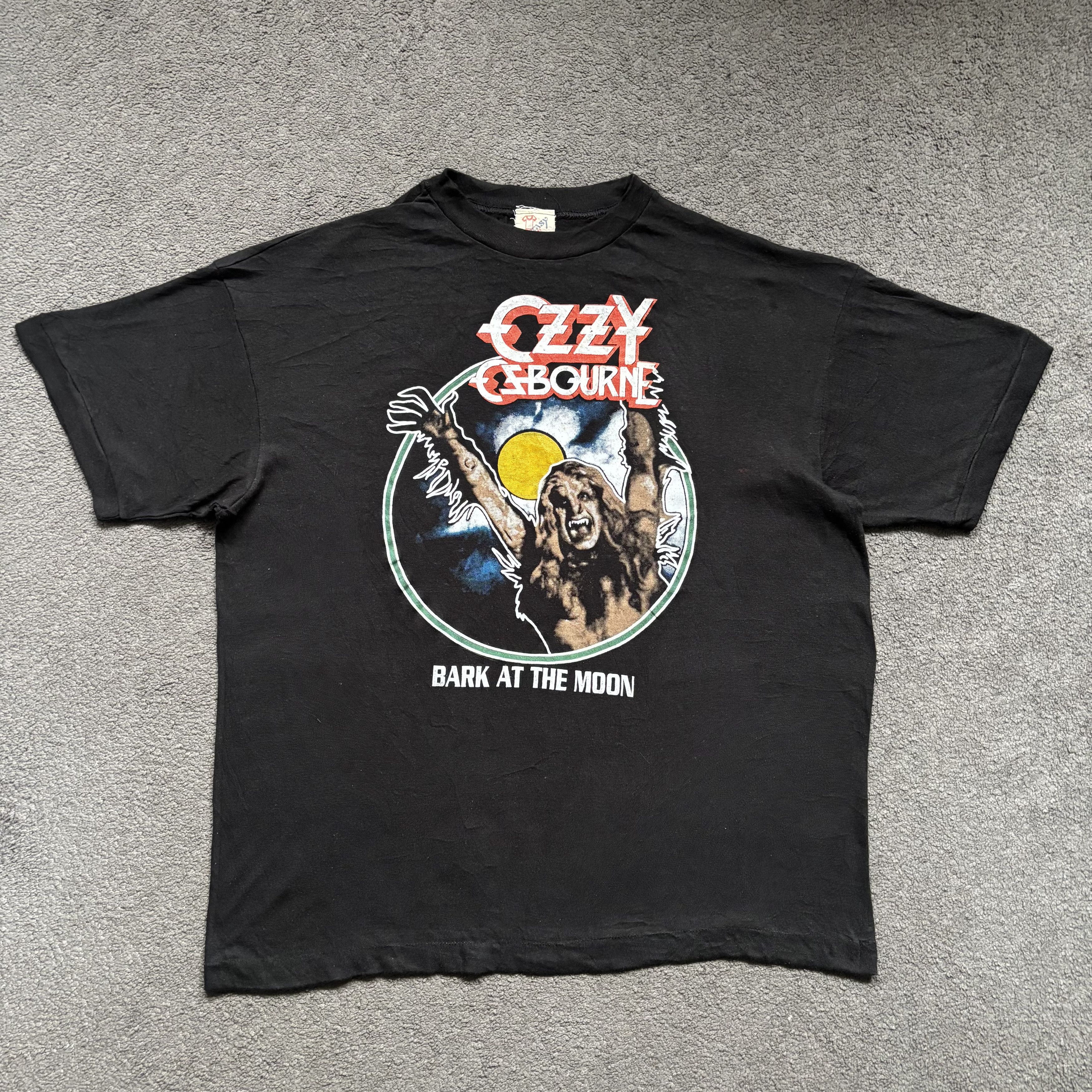 Other 1983 Ozzy Osbourne Bark At The Moon Single Stitch T-Shirt Size US L / EU 52-54 / 3 - 1 Thumbnail