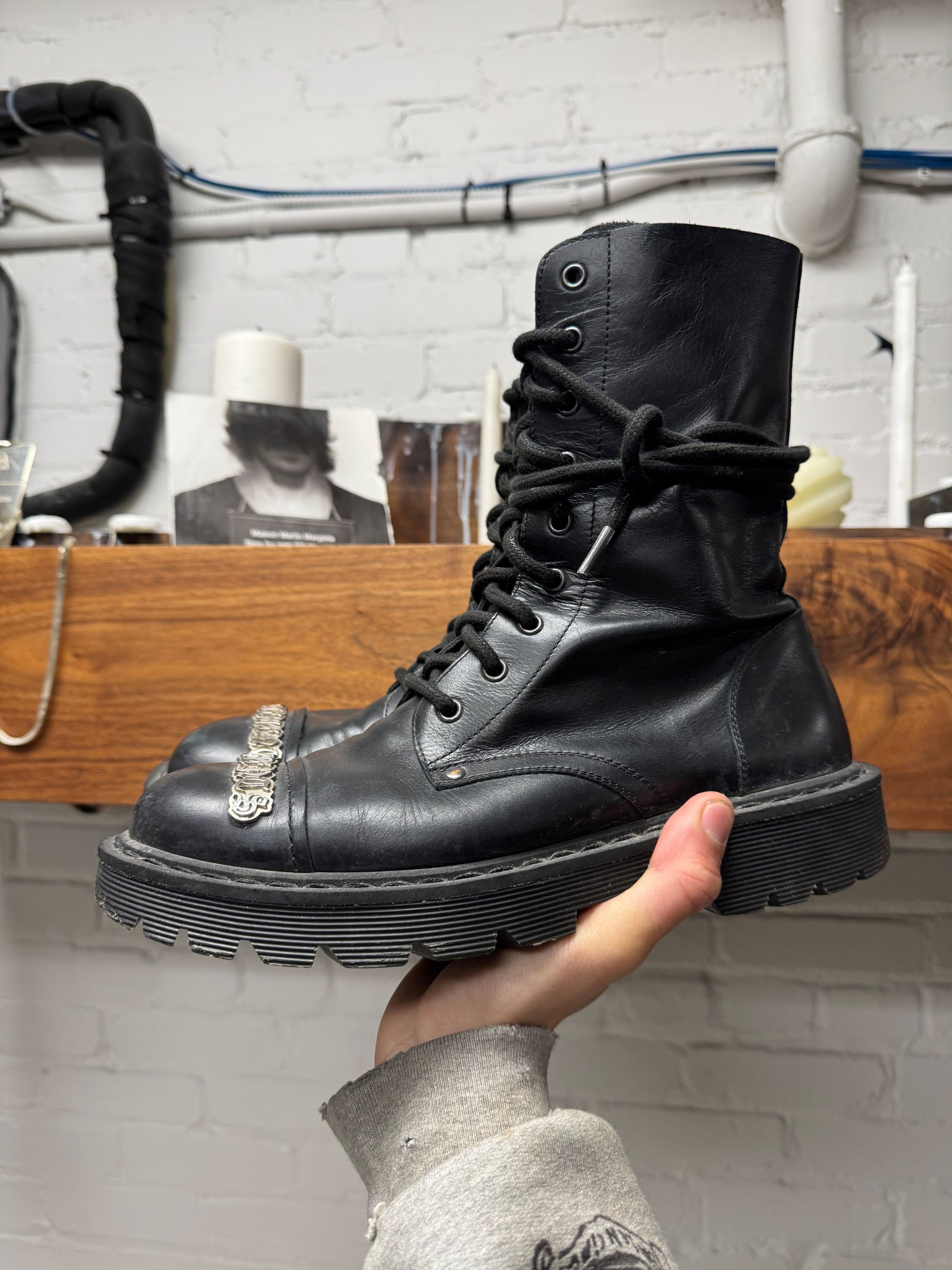 Vetements Vetements Flame Leather ankle boots 40 Shoes 100