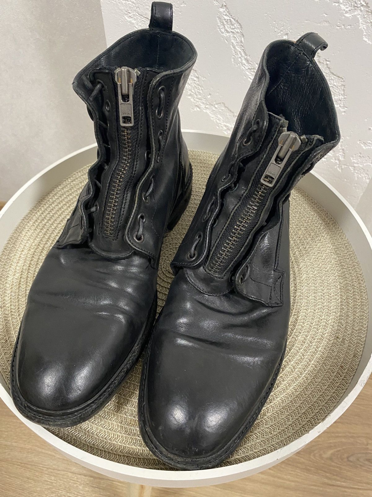 Officine Creative Officine Creative Front Zip Avantgarde Leather Boots Sz: 41 Size US 8 / EU 41 - 4 Thumbnail
