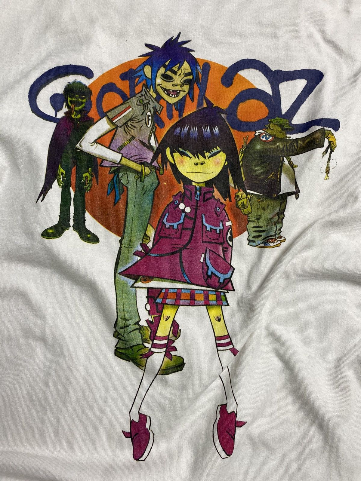 H&M H/M x Gorillaz Copyright 2022 White Tshirt Size US L / EU 52-54 / 3 - 6 Thumbnail