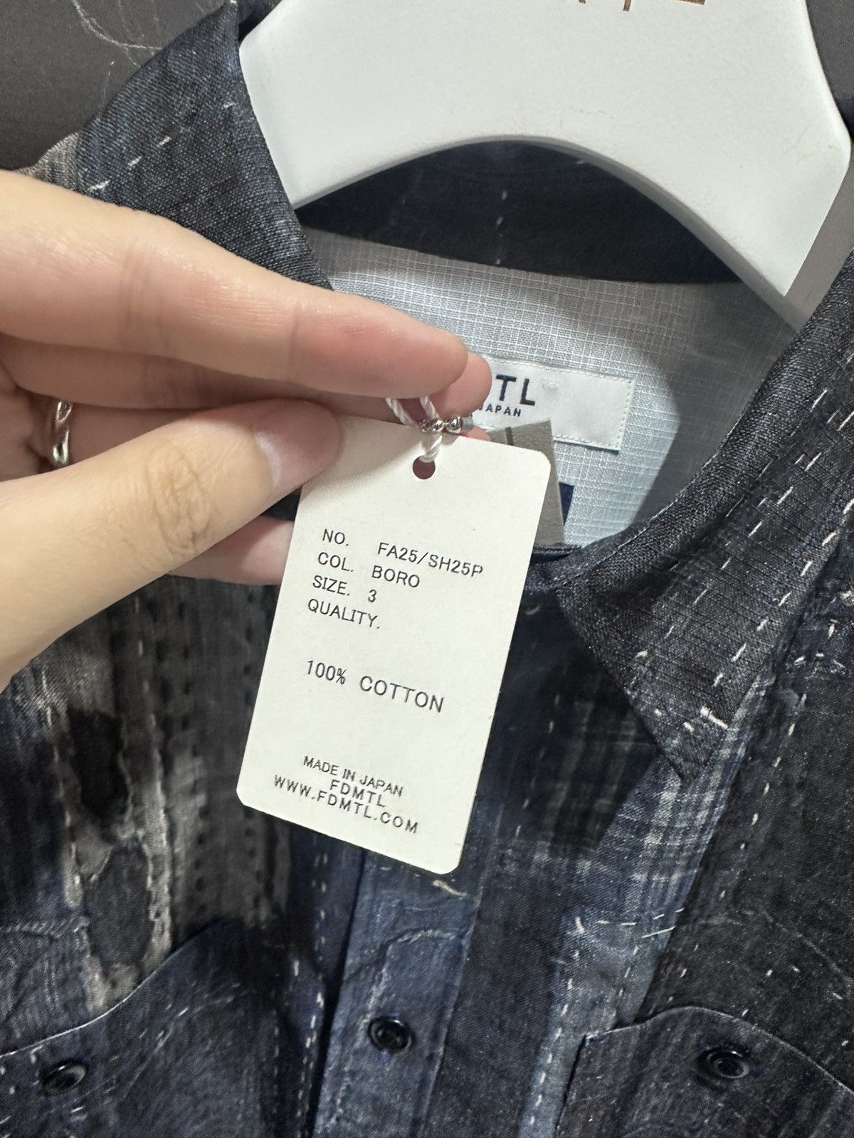 FDMTL Fdmtl Printed Boro S/S shirt Size US M / EU 48-50 / 2 - 3 Thumbnail
