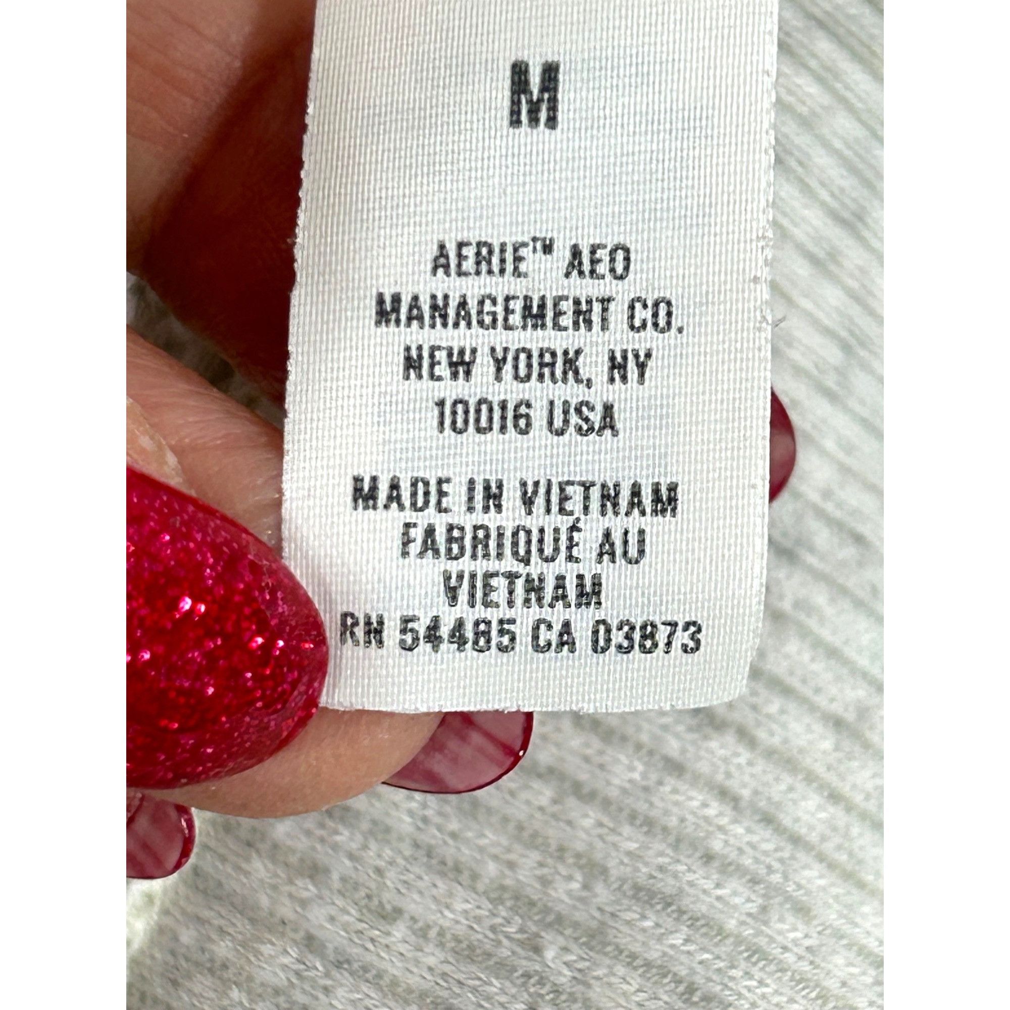 Other Aerie Women’s Joggers Sweatpants AEO M Light Grey Relaxation Size 31" - 4 Thumbnail
