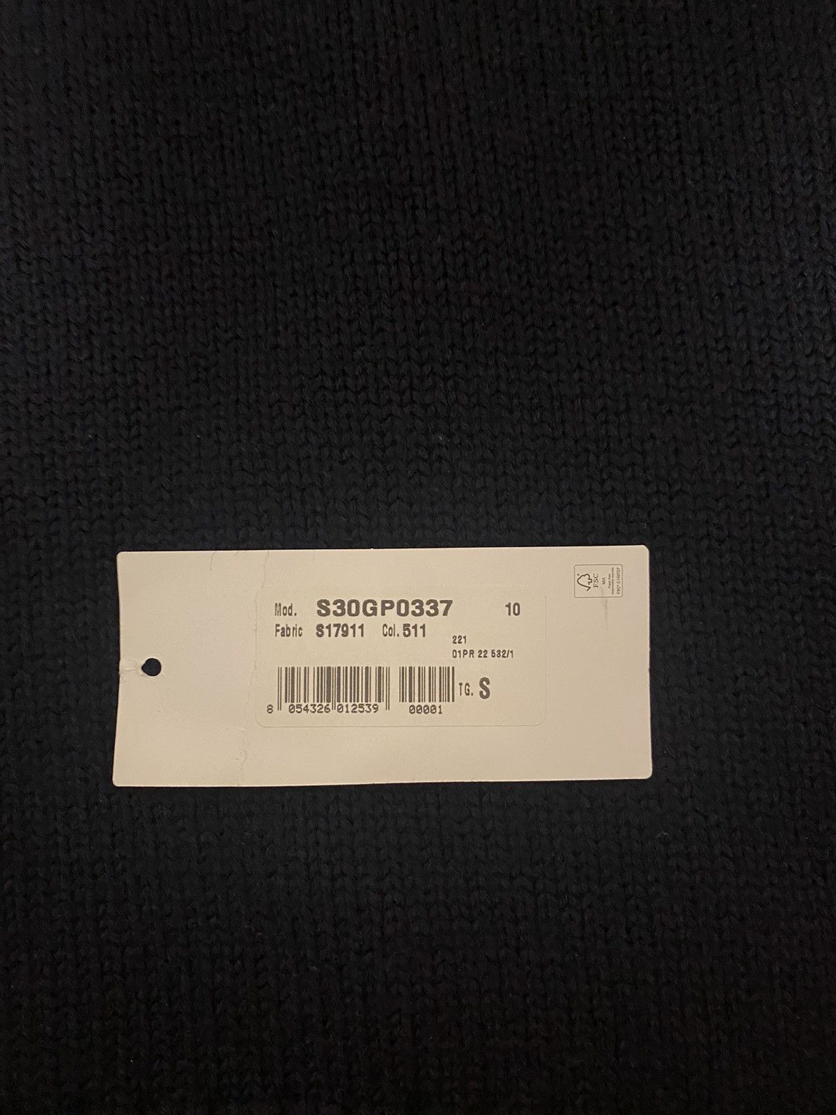 Maison Margiela Maison Margiela Men's Navy Knitsweater Size US S / EU 44-46 / 1 - 4 Thumbnail
