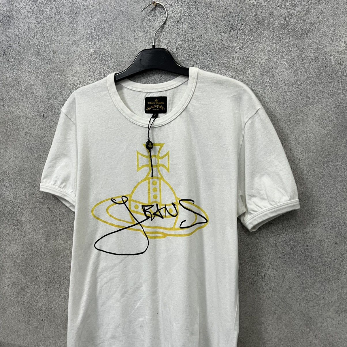 Vivienne Westwood Vivienne Westwood T shirt Big Logo White Size US M / EU 48-50 / 2 - 2 Thumbnail