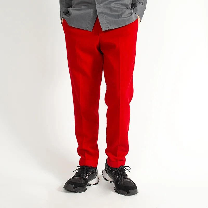 Yohji Yamamoto Yohji Yamamoto Wool Nylon Suspender Pants Red S Size US 36 / EU 52 - 13 Thumbnail