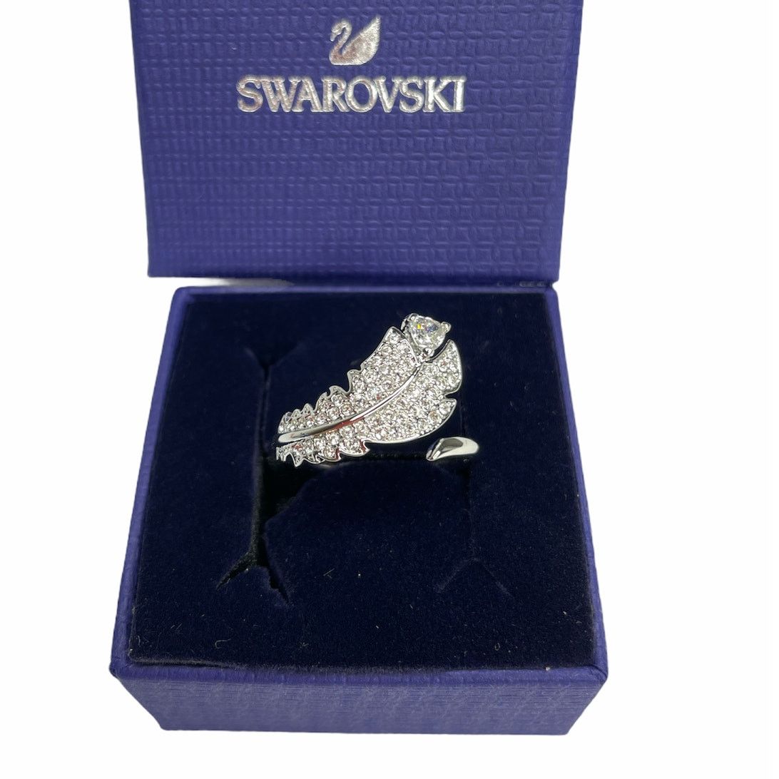 Swarovski Swarovski Feather Nice Ring White size 6/52 Size ONE SIZE - 1 Thumbnail