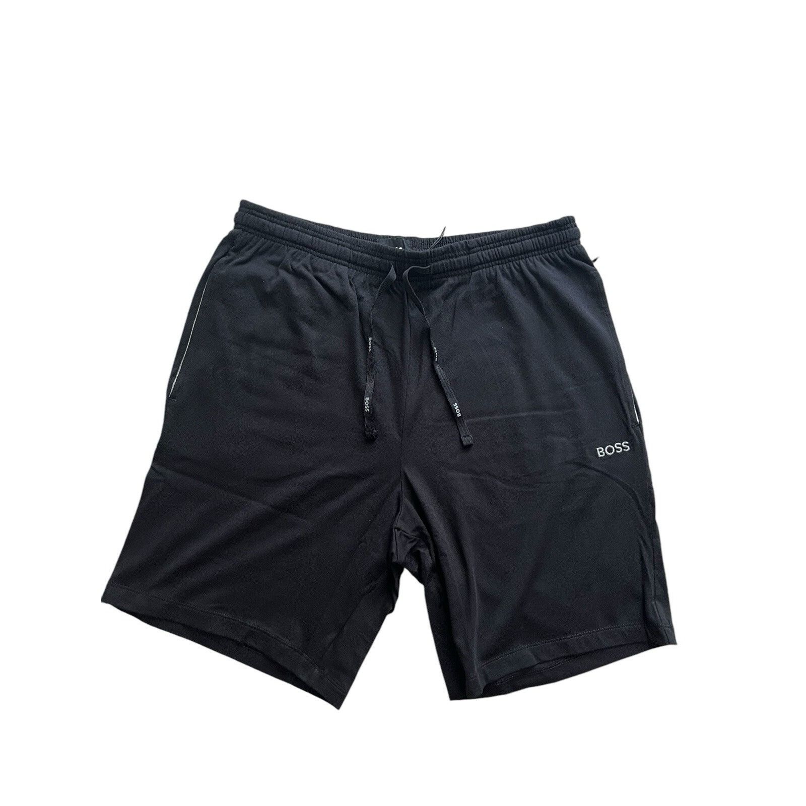 Hugo Boss Hugo Boss Mens Stretch Logo Sweat Shorts Black Size XL Size US 36 / EU 52 - 2 Thumbnail