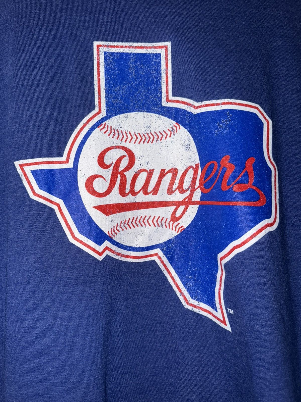 MLB MLB Baseball Stitches Texas Rangers T Shirt Men Size 3XL Size US XXL / EU 58 / 5 - 3 Thumbnail