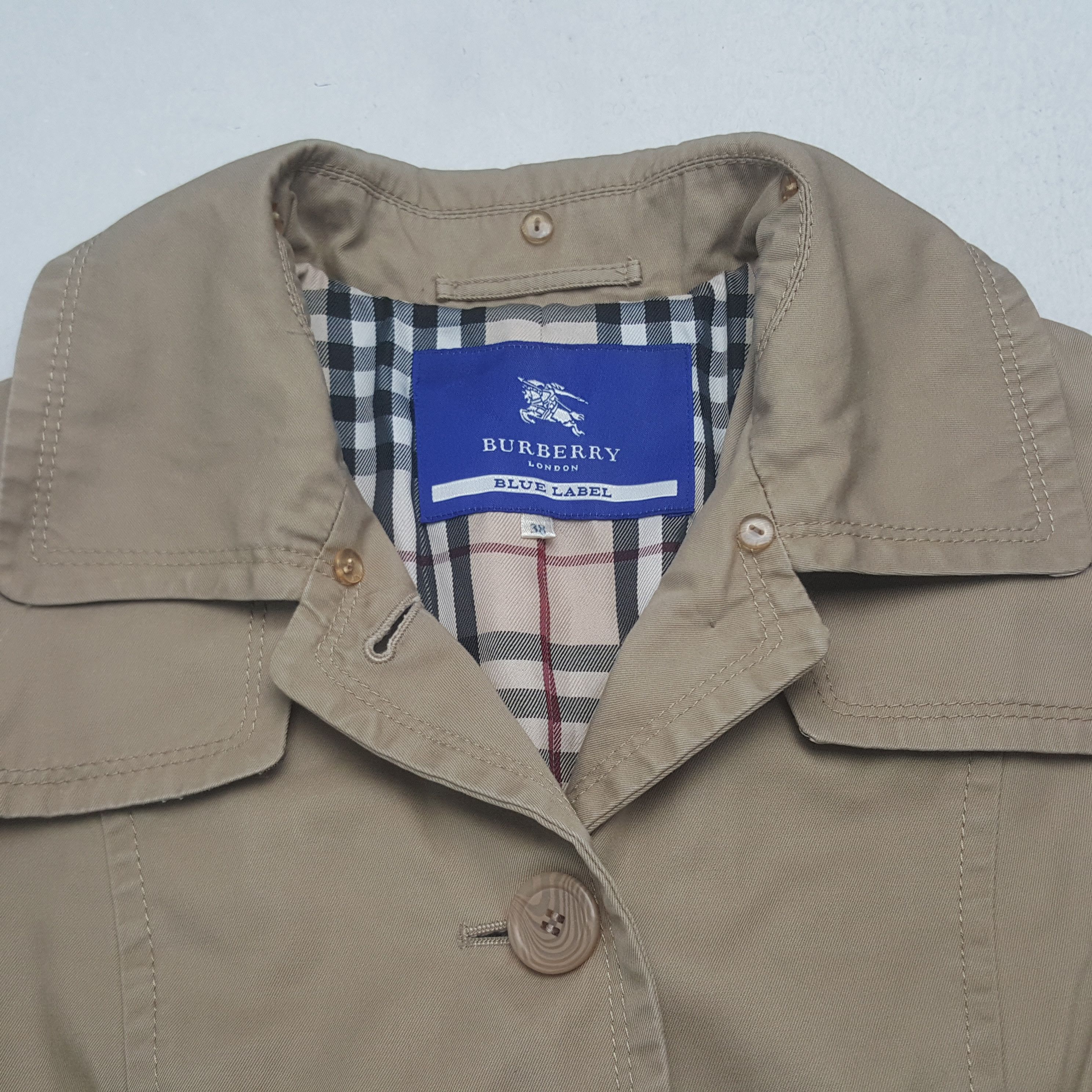 Burberry Vintage Burberry London Designer Trench Jacket C302N13 Size XS / US 0-2 / IT 36-38 - 5 Thumbnail