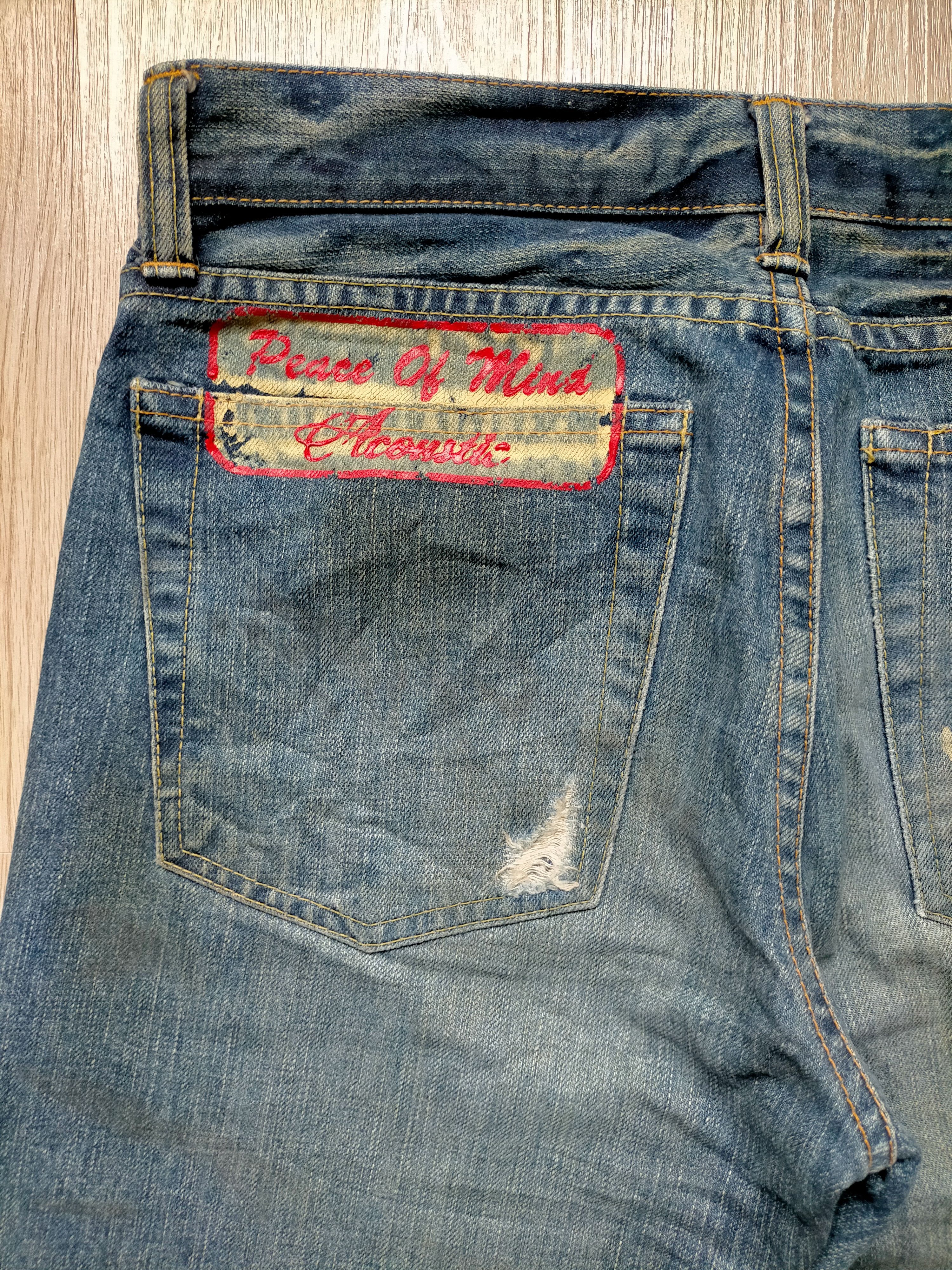 Hysteric Glamour × Japanese Brand Made in Japan Acoustic Denim Pants Size US 31 - 10 Thumbnail