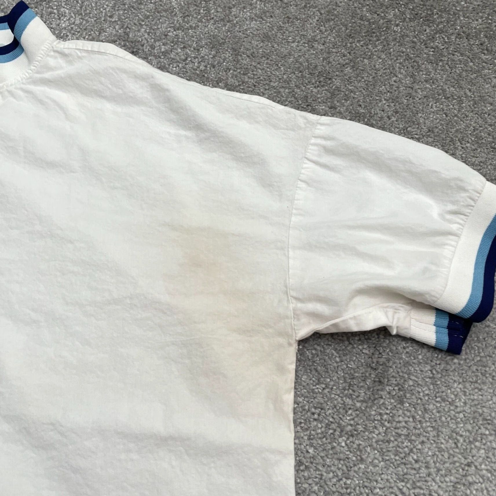 Zara Zara Trafaluc Collection Oversized Shirt Womens Large White Blue 1/2 Button Size L / US 10 / IT 46 - 5 Thumbnail
