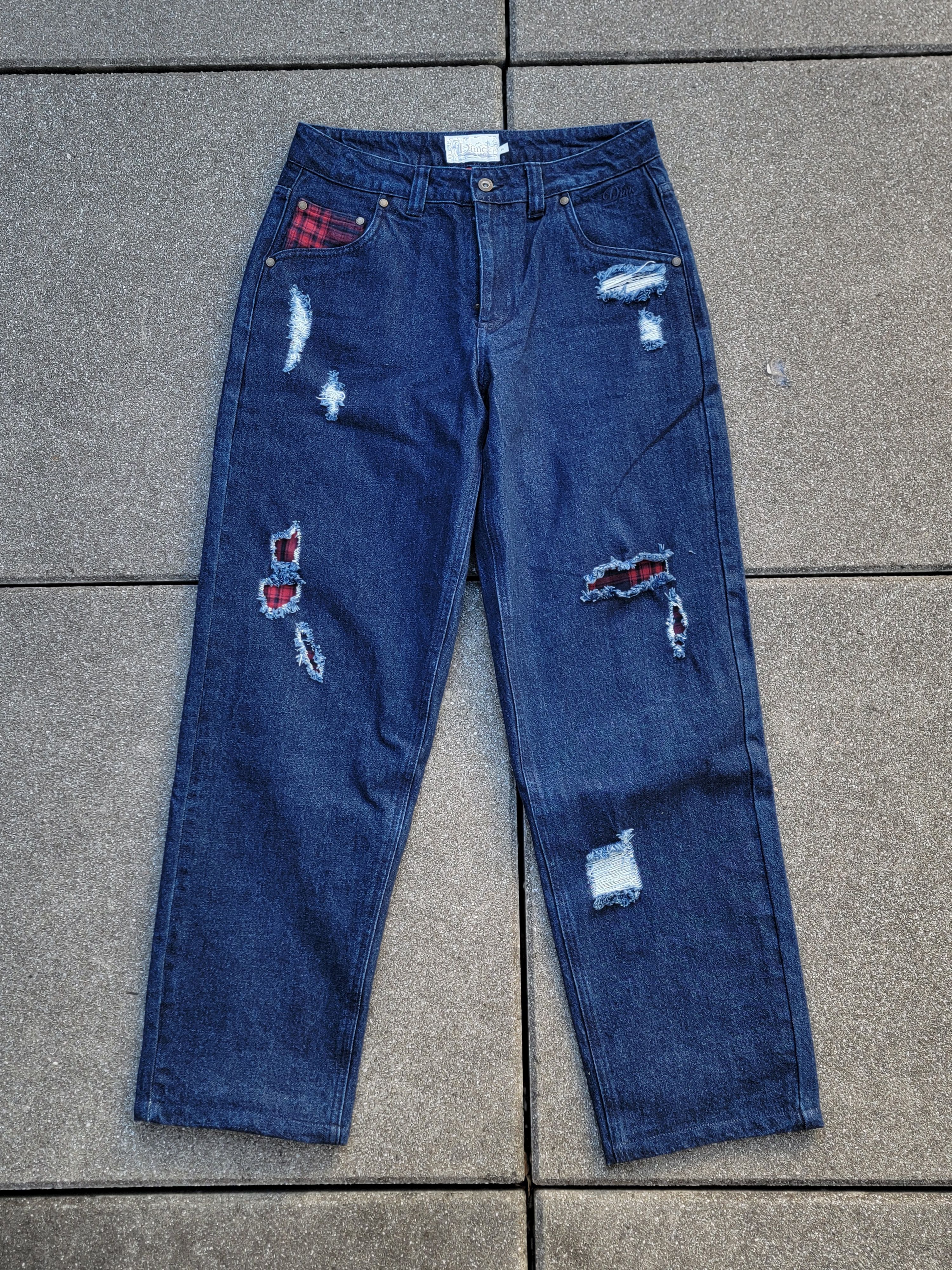 Dime Secret Baggy Denim Pants Size US 32 / EU 48 - 1 Thumbnail