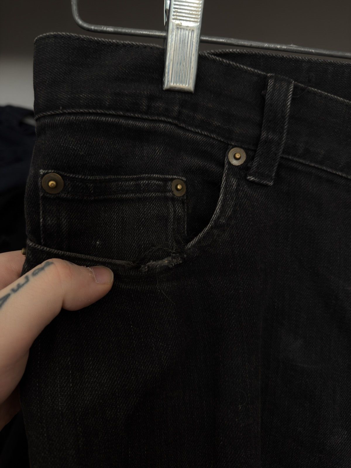 Saint Laurent Paris AW13 hedi slimane Saint laurent paris denim jeans Size US 31 - 3 Thumbnail
