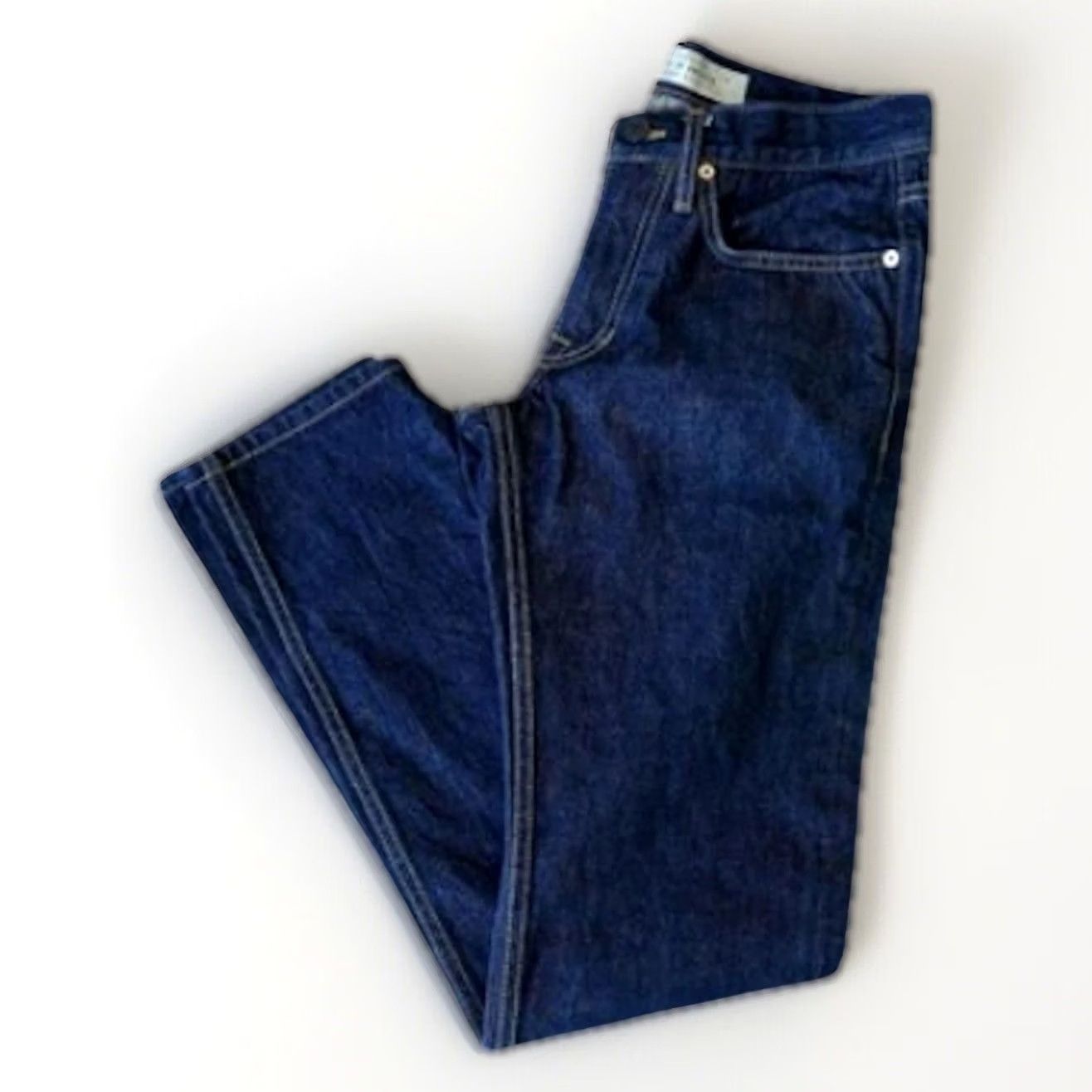 Vintage VINTAGE Williamsburg Garment Company Grand St Selvedge Denim Blue Jean Men’s 29x33 Size US 29 - 2 Thumbnail