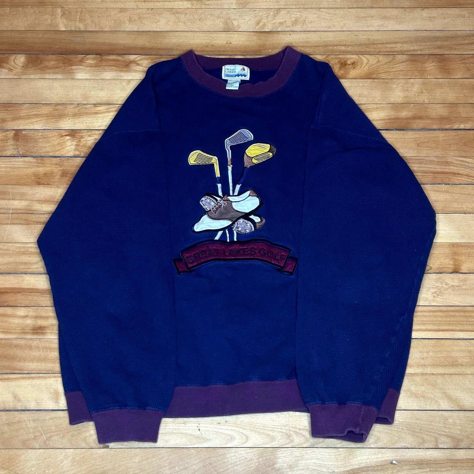 Great Lakes Recreation Vintage 90s/Y2K Golf Sweater Large Size US L / EU 52-54 / 3 - 1 Thumbnail