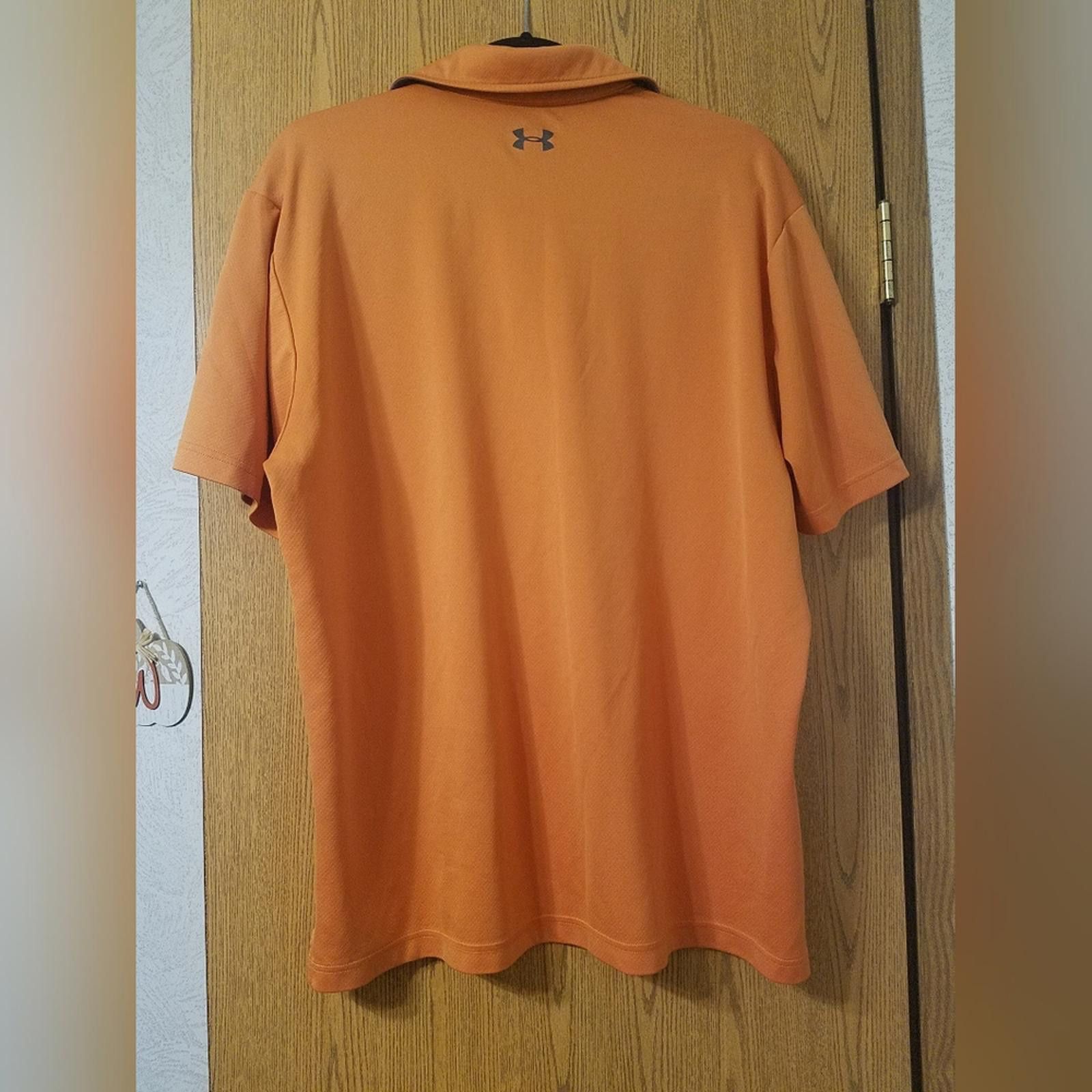 Under Armour Under Armour Men's Orange Polo Shirt Size XL Size US XL / EU 56 / 4 - 2 Thumbnail