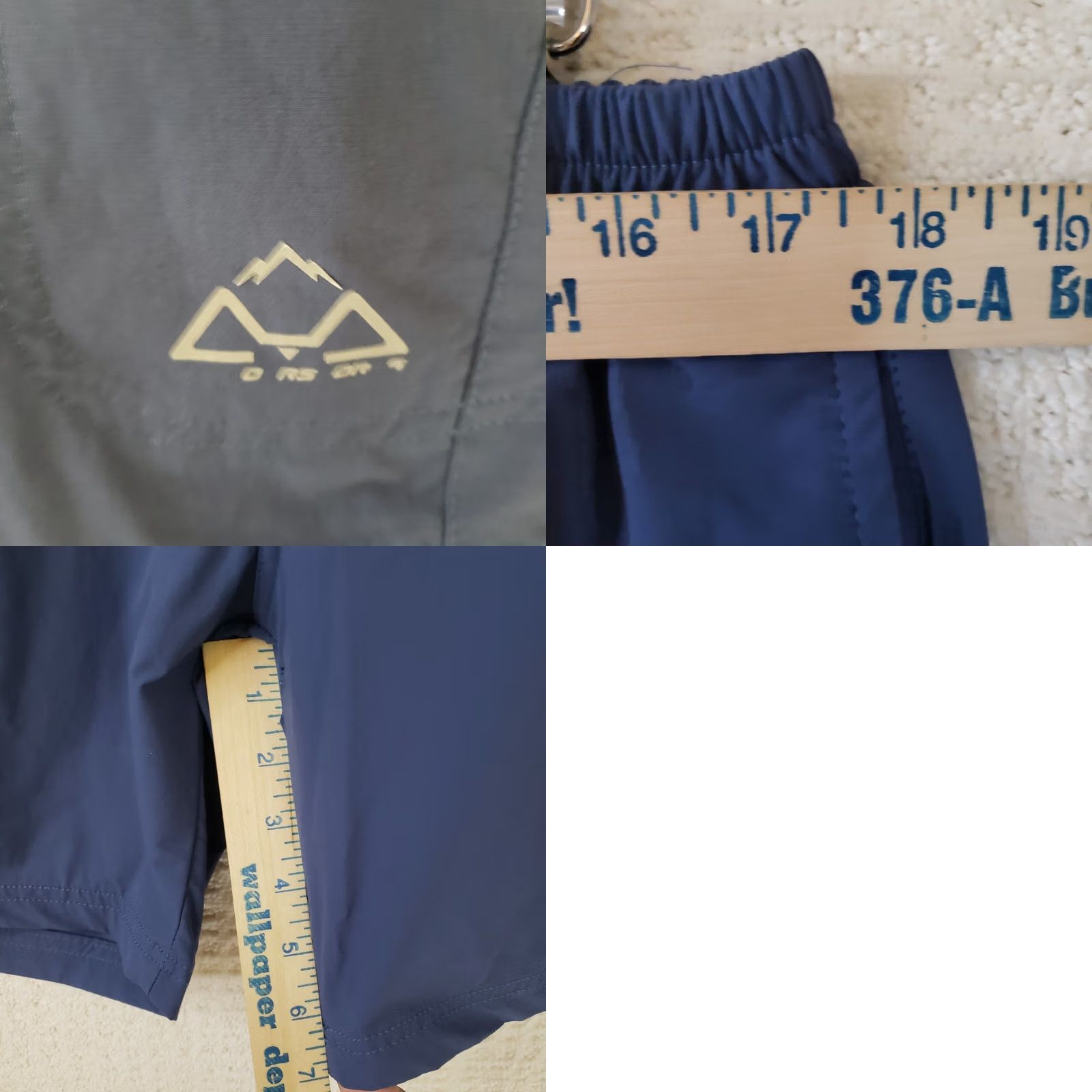 LIV Outdoor Outdoor Men's 34-39"x7" Blue Stretch Tactical Hiking Shorts Shirt? Size US 39 - 9 Thumbnail