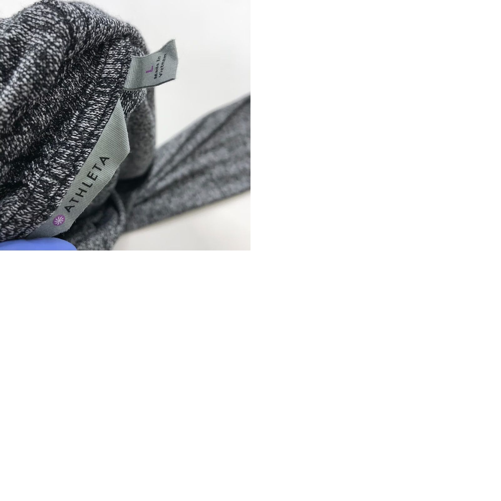 Athleta Athleta Pose Wrap Cardigan Large Marled V-Neck Sweater Gray 721645 Size L / US 10 / IT 46 - 9 Thumbnail