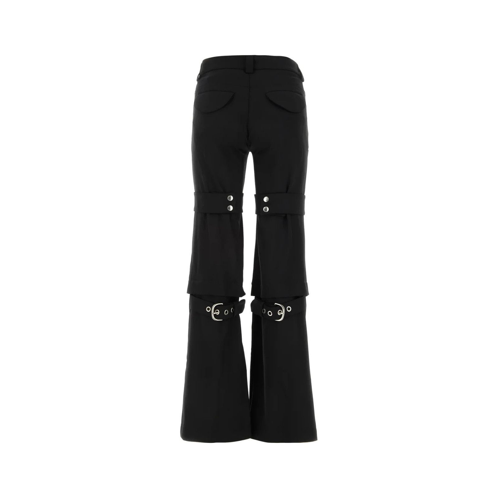 Other OFF WHITE Black Stretch Polyester Blend Cargo Pant New & Aut Size 28" / US 6 / IT 42 - 2 Thumbnail