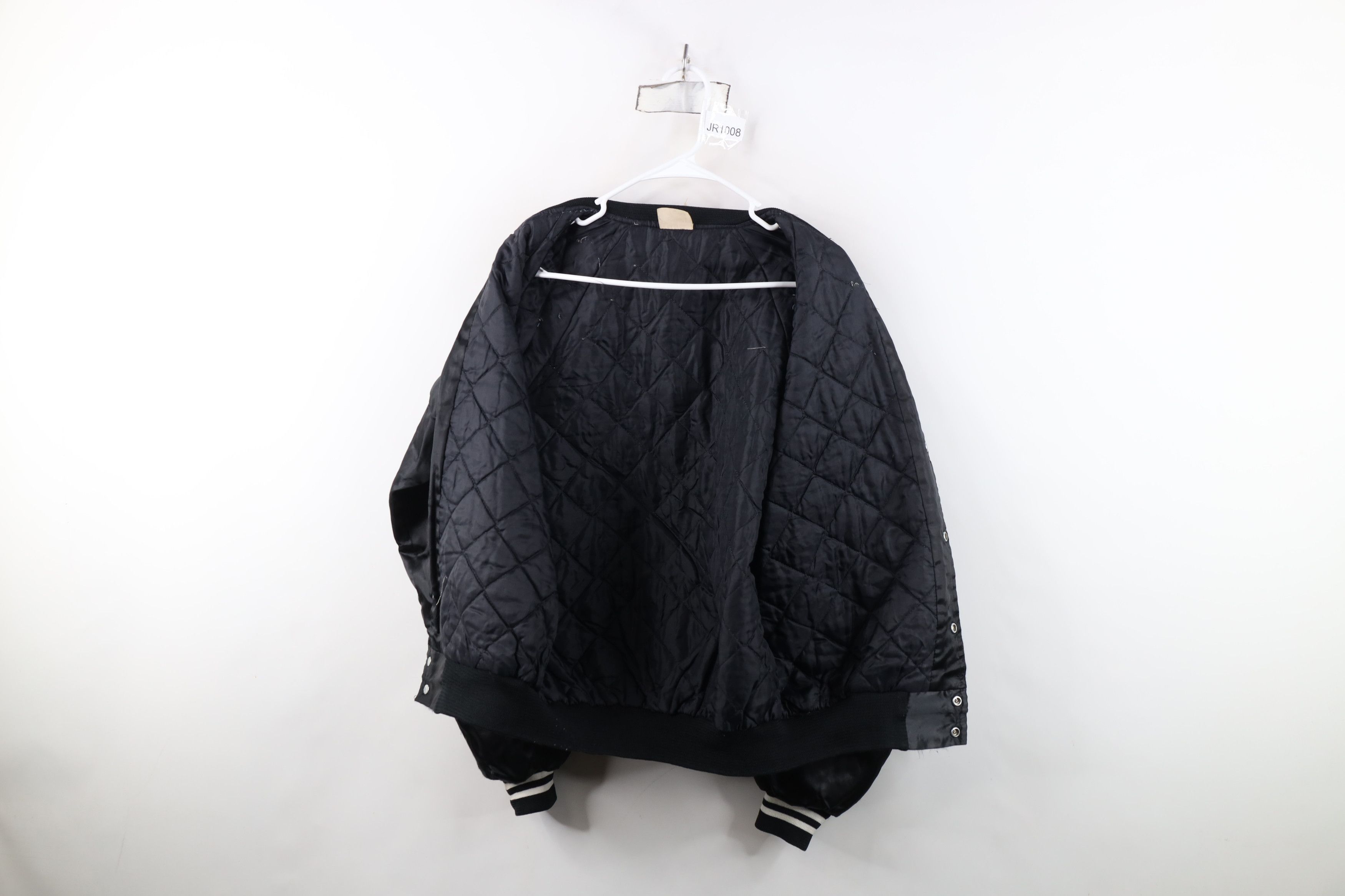 Vintage Vintage 80s 90s Omni Source Quilted Satin Bomber Jacket USA Size US M / EU 48-50 / 2 - 11 Thumbnail
