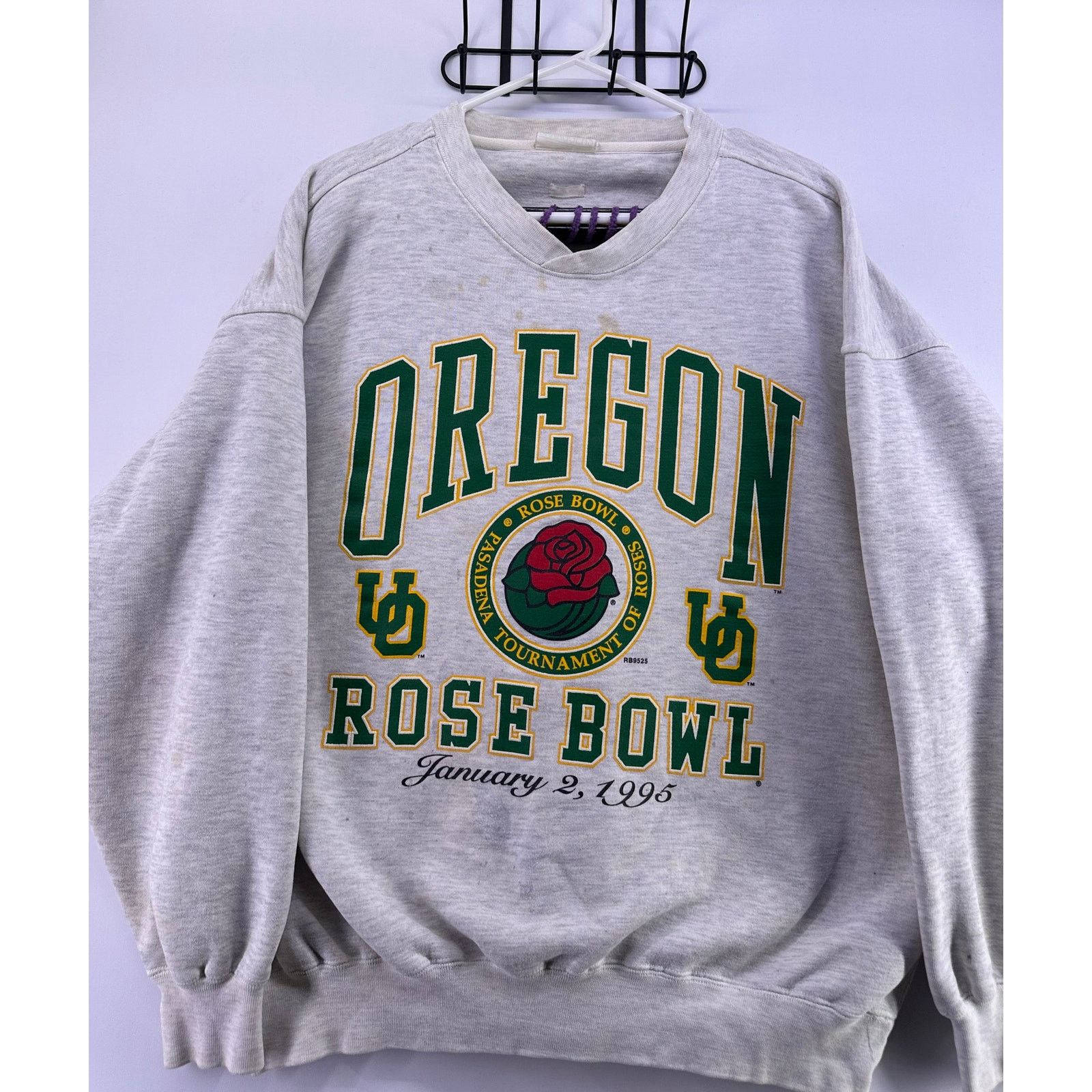 & Other Stories Vintage 1995 Oregon Rose Bowl Jan 2nd Gray Crewneck Size XL Size US XL / EU 56 / 4 - 4 Thumbnail