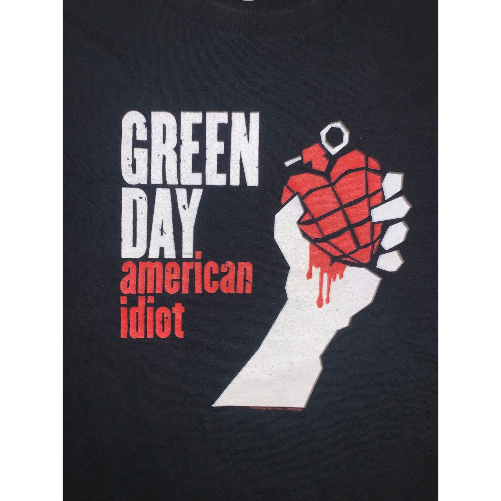 Band Tees × Other × Vintage Green Day American Idiot Heart Grenade T Shirt Cut Off L Size US XL / EU 56 / 4 - 1 Thumbnail