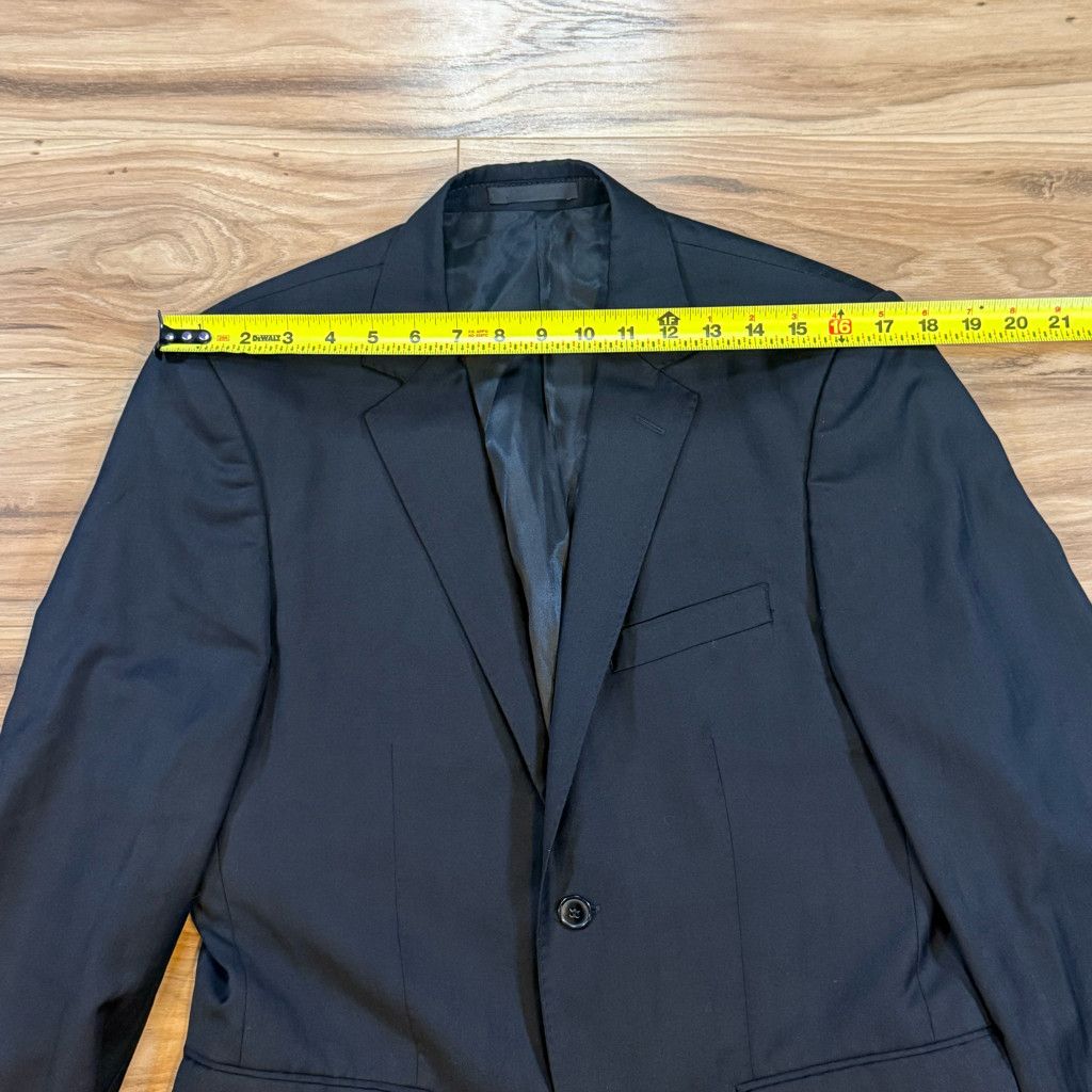WISDOM Alberto Verdi Men’s Blazer 48 EU Wool Super 140’s Size 48R - 4 Thumbnail