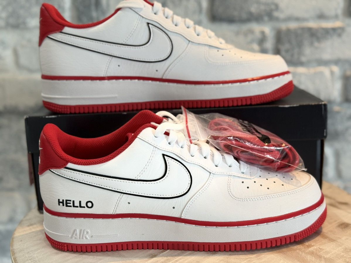 Nike Nike Air Force 1 Urbanstar Hello Size 10 CZ0327-100 Red Size US 10 / EU 43 - 1 Thumbnail