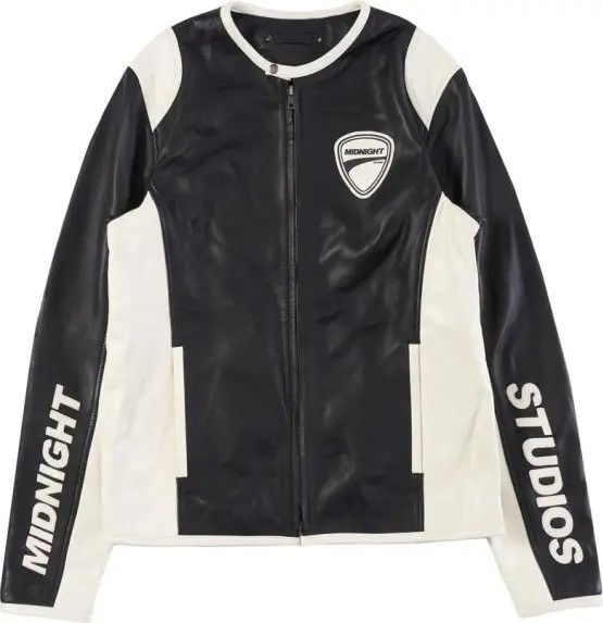 Midnight Studios Midnight Studios ‘Suicide Moto’ Calf Leather Biker Jacket Size US S / EU 44-46 / 1 - 9 Thumbnail