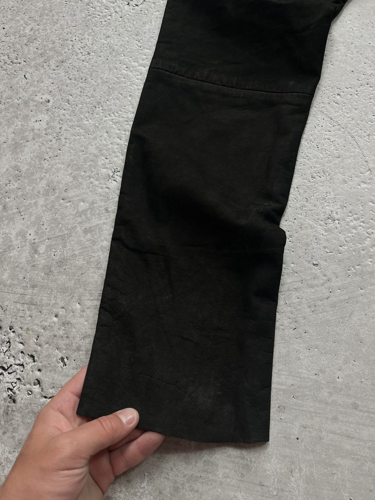 Leather × Vintage Tom Ramsey Black Leather Biker Pants Size 50 Size US 32 / EU 48 - 3 Thumbnail