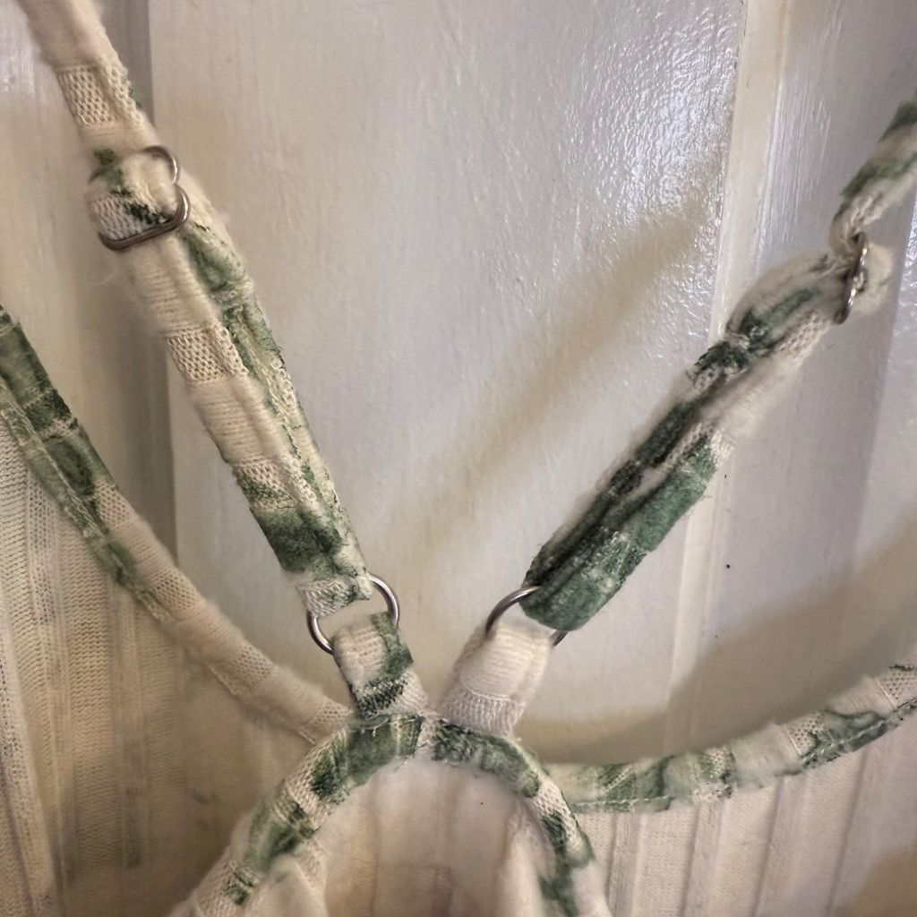 Chaser Brand Women's Chaser Floral Tank Top Size S White Green Size S / US 4 / IT 40 - 7 Thumbnail
