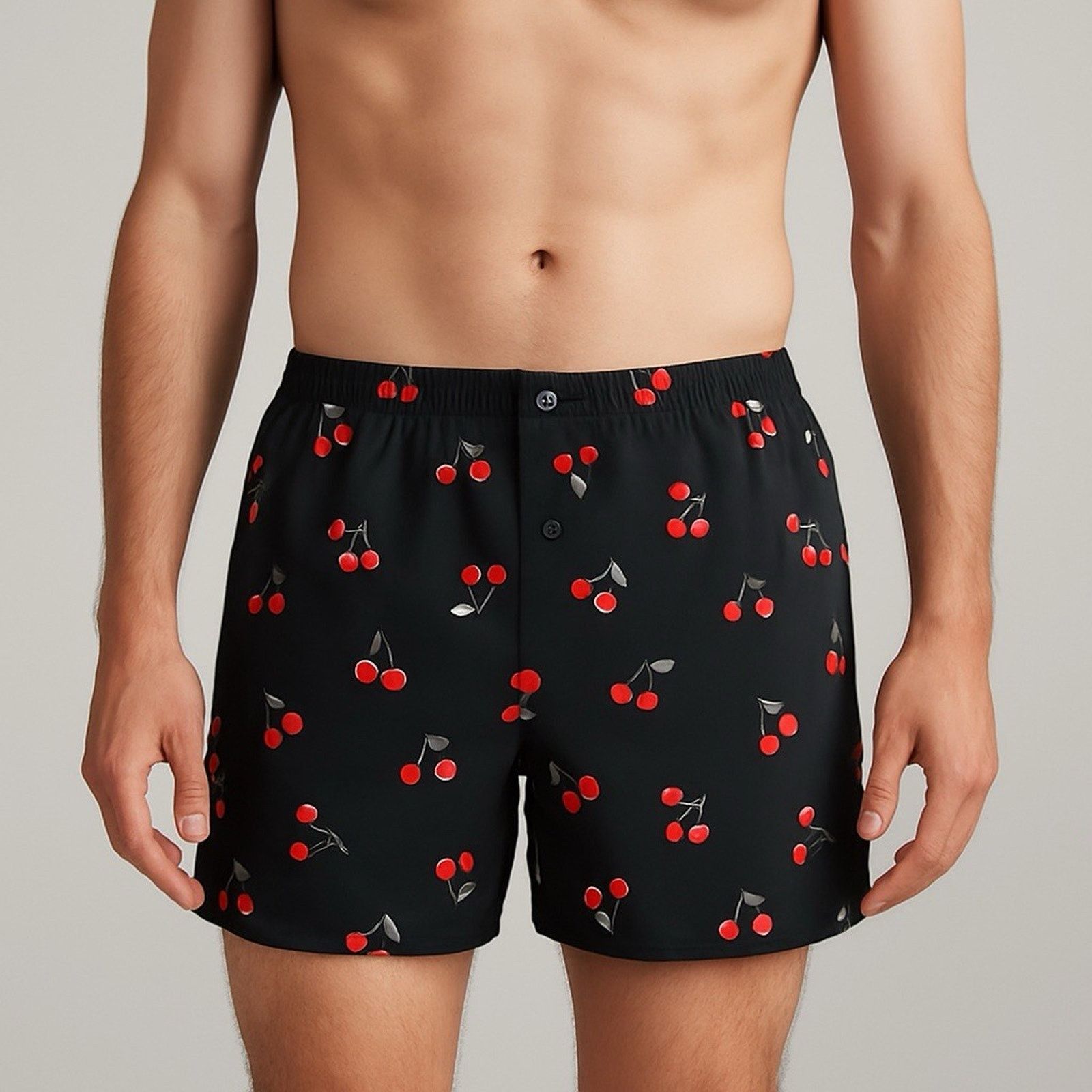 Urban Outfitters BDG Men’s S Cherry Print Boxer Shorts Black Urban Outfitters Size 26 - 11 Thumbnail