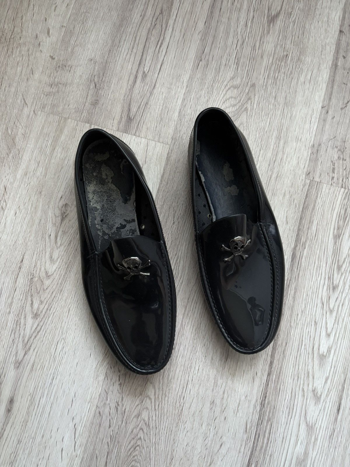 Vivienne Westwood Skull Loafers Rubber Italy EU 44 Rare