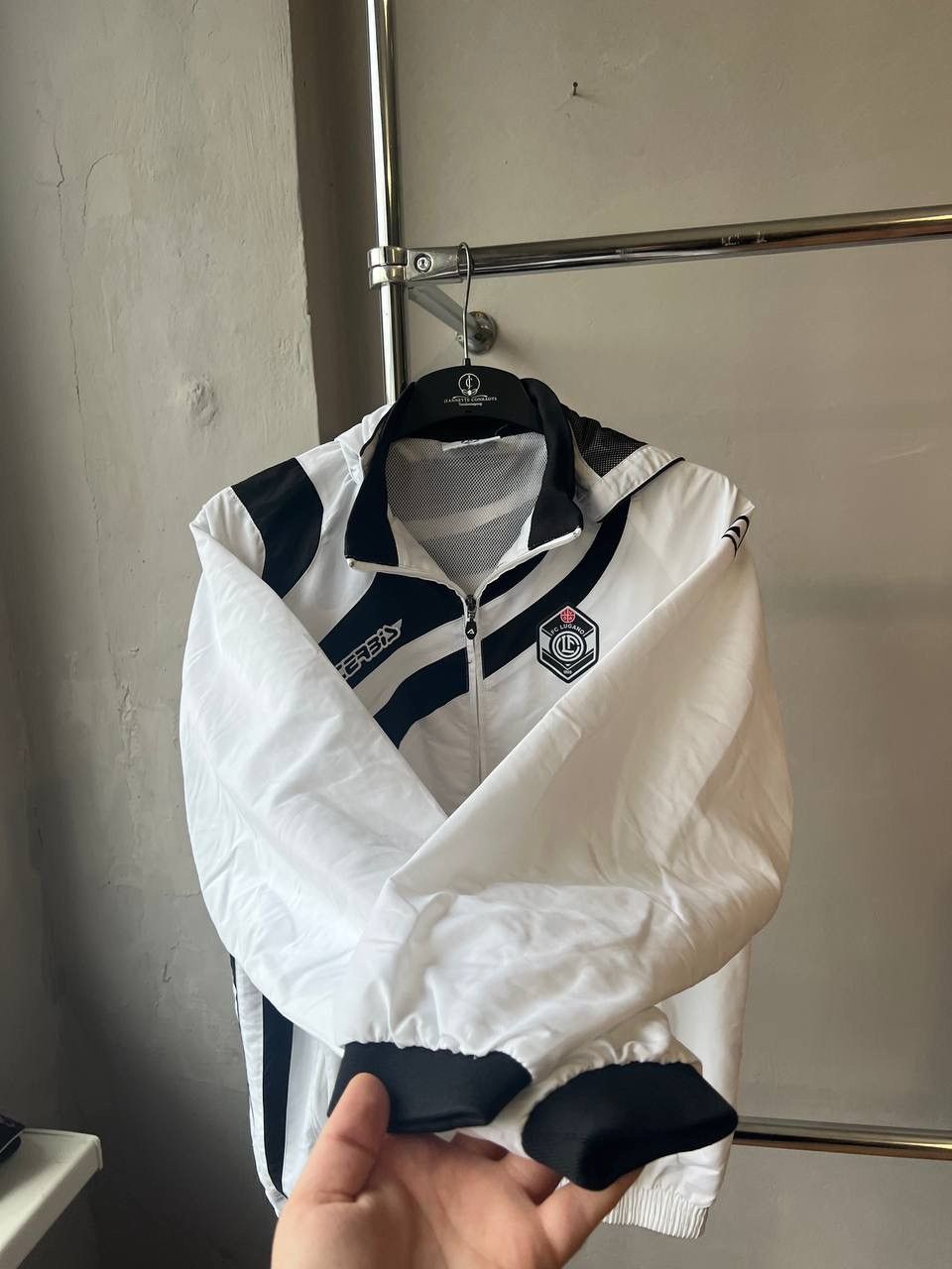 Sports Specialties 2016/18 FC LUGANO SWITZERLAND TRAINING ACERBIS TRACK JACKET Size US M / EU 48-50 / 2 - 8 Thumbnail