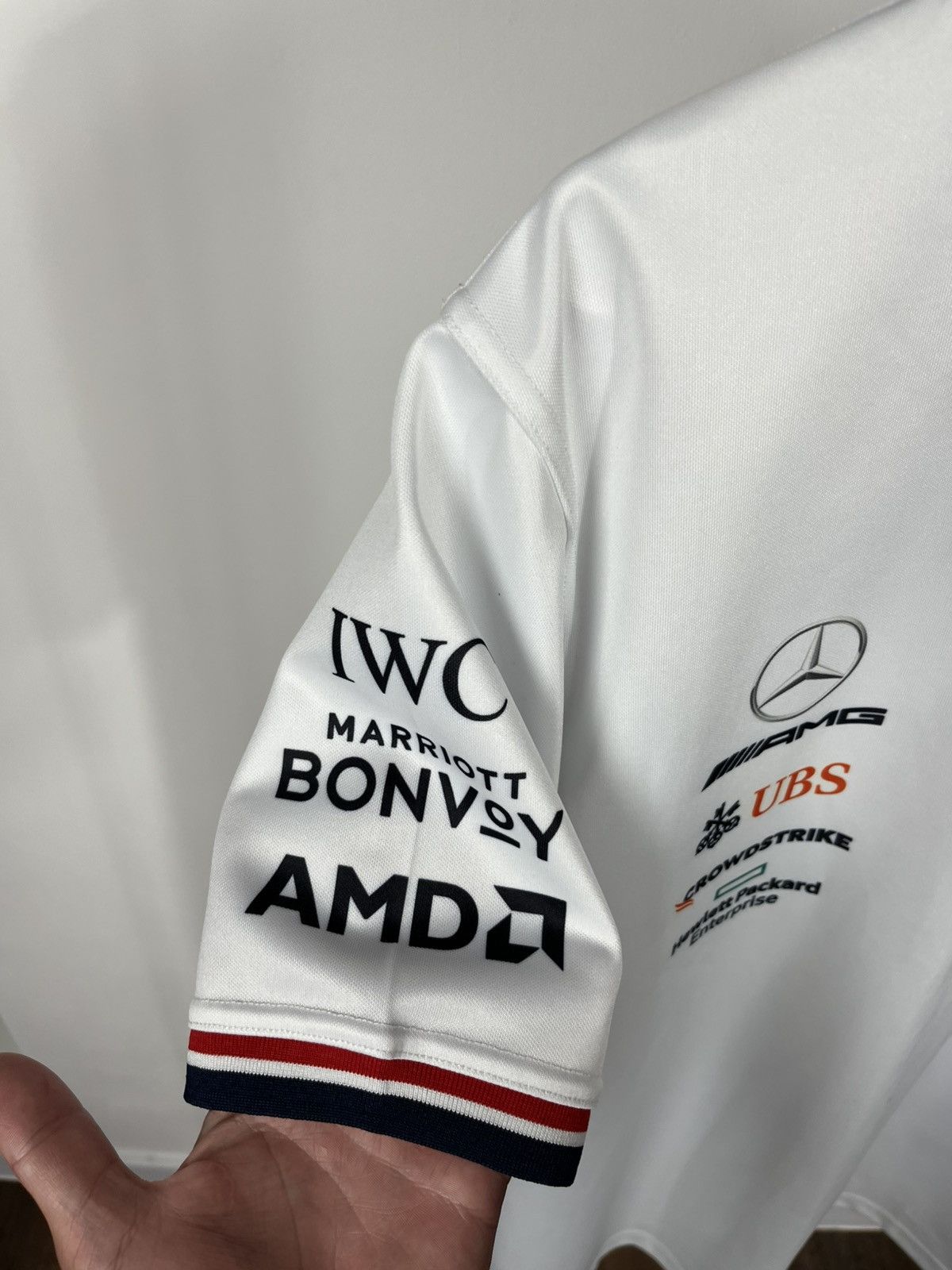 Mercedes-Benz Mercedes AMG Petronas F1 Team Polo Shirt Tommy Hilfiger L Size US L / EU 52-54 / 3 - 4 Thumbnail