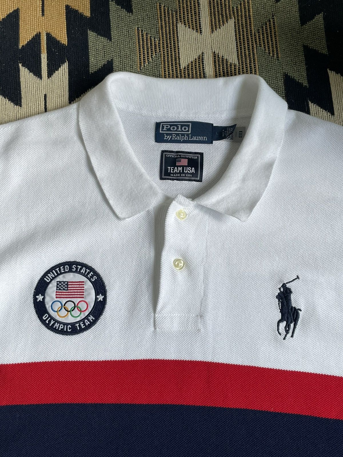 Other Polo Ralph Lauren USA Olympic Chief Kief Y2K T-shirt Size US L / EU 52-54 / 3 - 8 Thumbnail