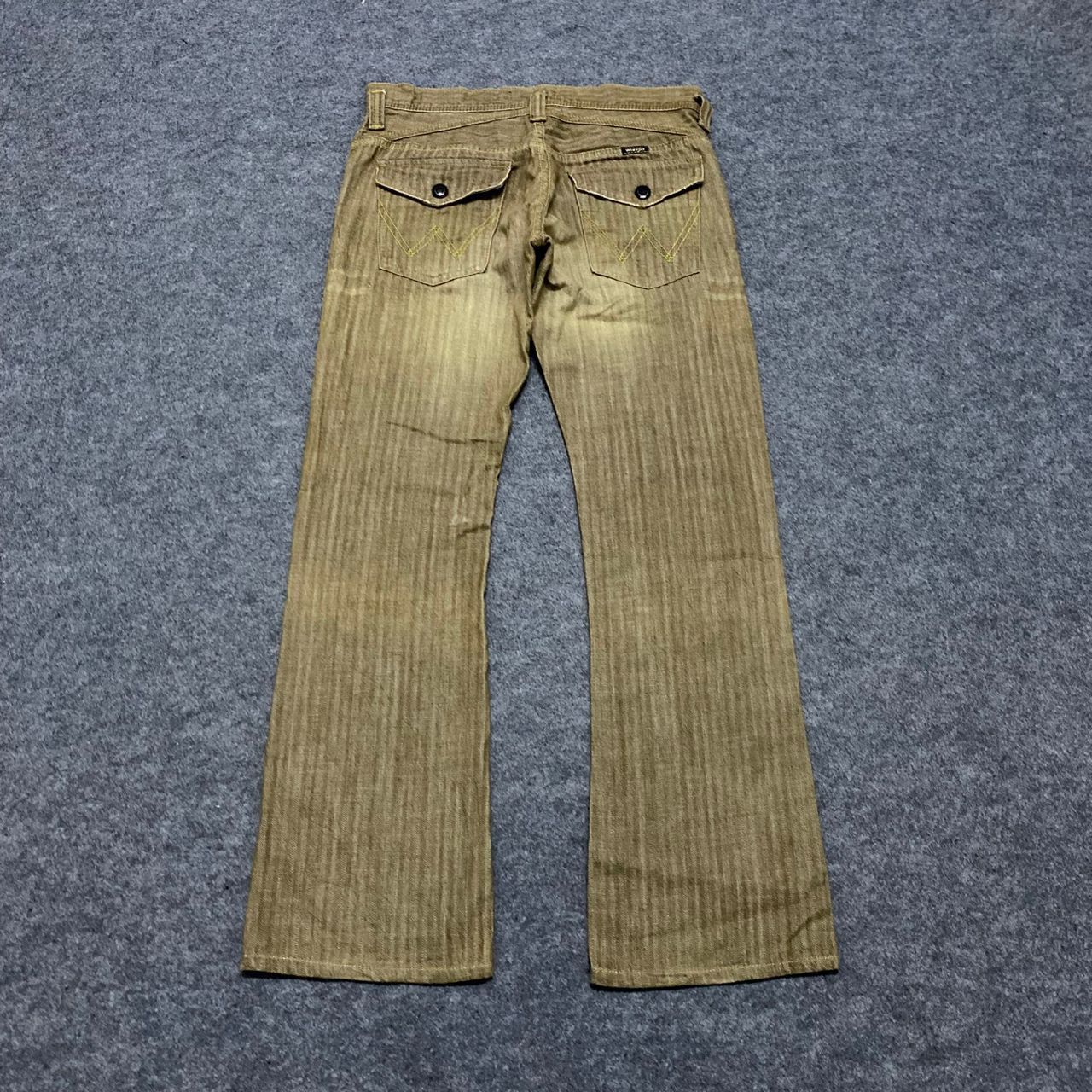 If Six Was Nine 💥Best Offer💥Vintage Wrangler Flare Denim Jeans Size US 34 / EU 50 - 2 Thumbnail