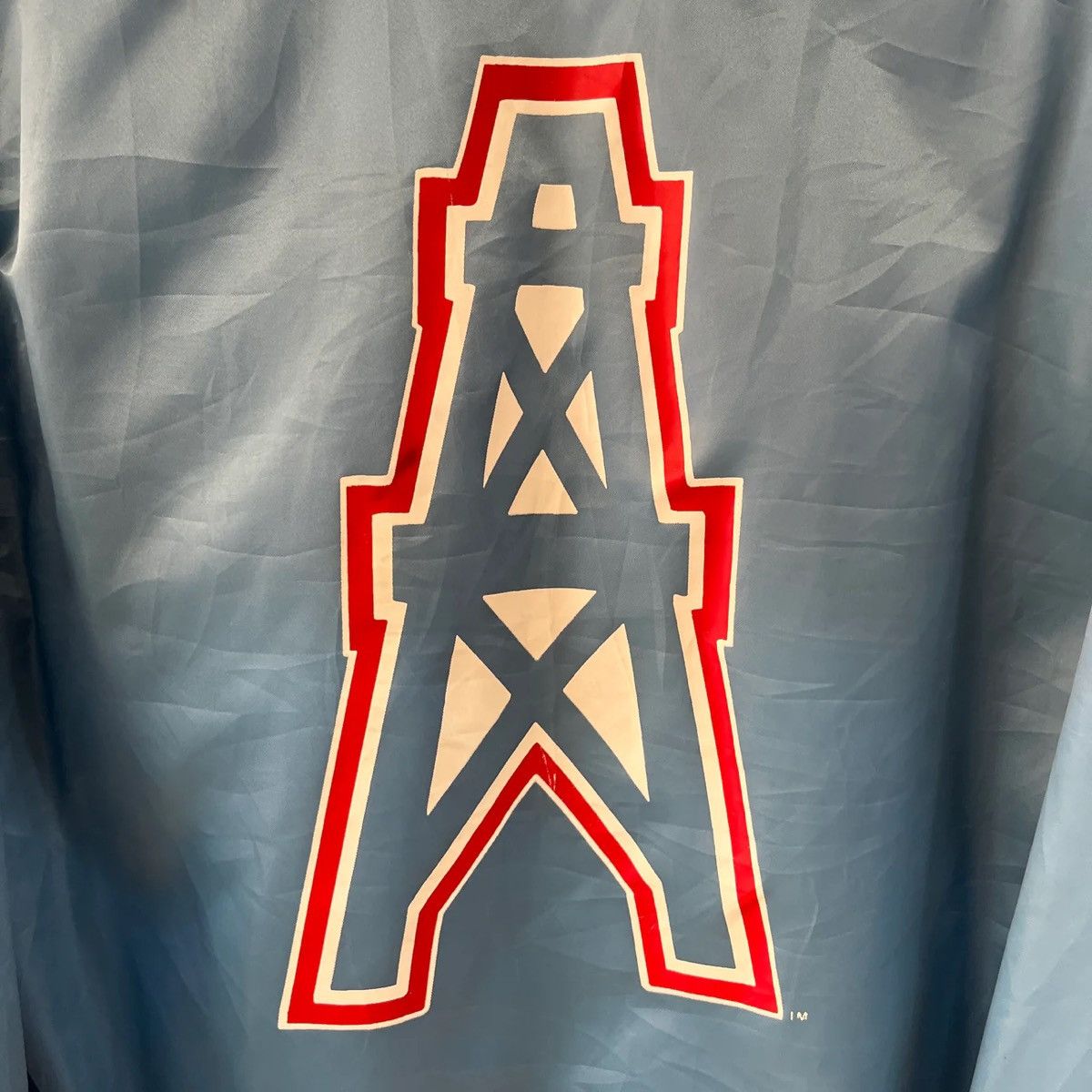 Chalk Line Vintage Houston Oilers Chalk Line Satin Bomber Jacket Size US M / EU 48-50 / 2 - 6 Thumbnail