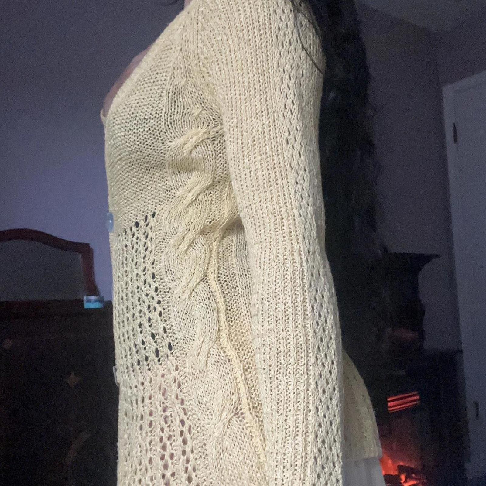 Other Cute yellow crochet cardigan #crochetcardigan Size XS / US 0-2 / IT 36-38 - 4 Thumbnail