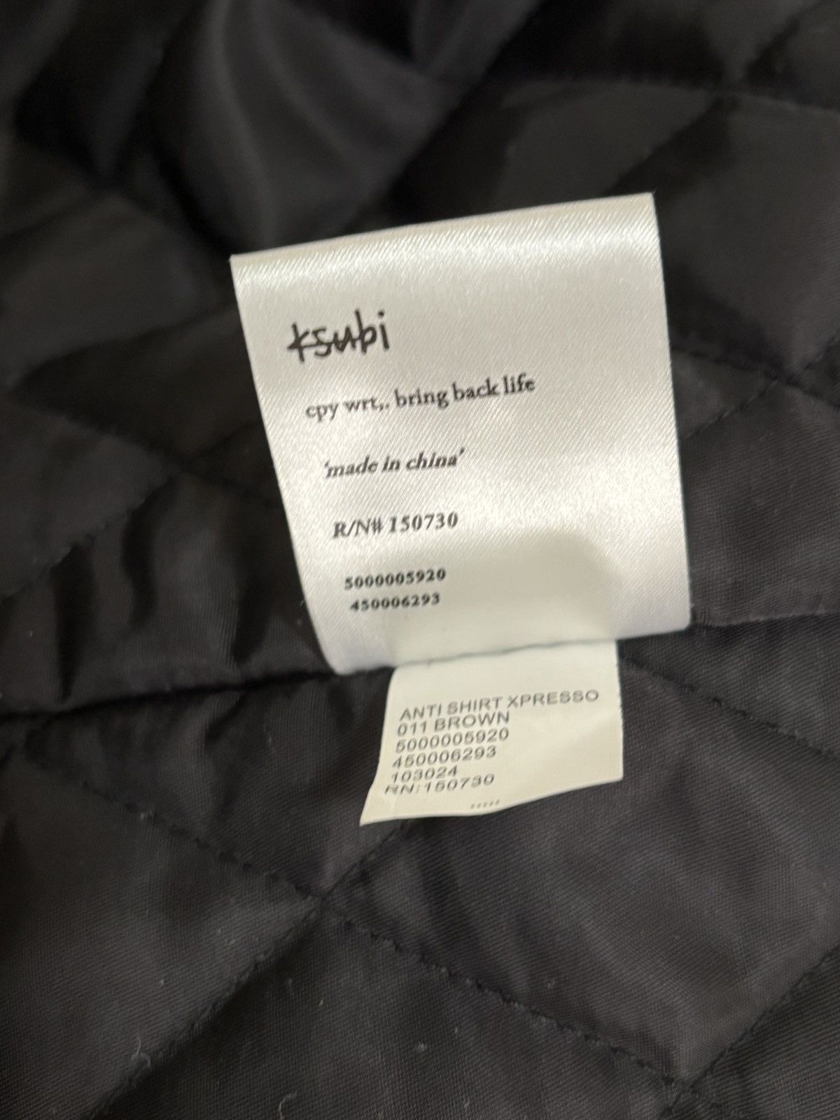 Ksubi Ksubi Brown Anti Shirt Size US M / EU 48-50 / 2 - 5 Thumbnail