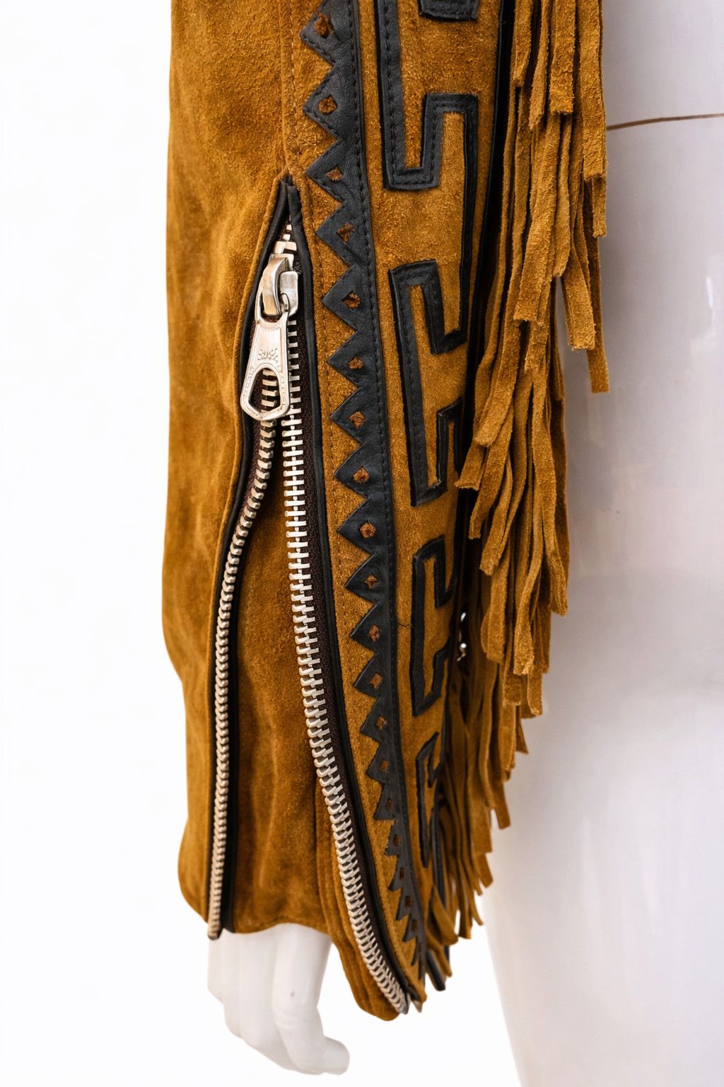 Jean Paul Gaultier Jean Paul Gaultier Ghezzi Fringe Leather Western Jacket Size M / US 6-8 / IT 42-44 - 6 Thumbnail
