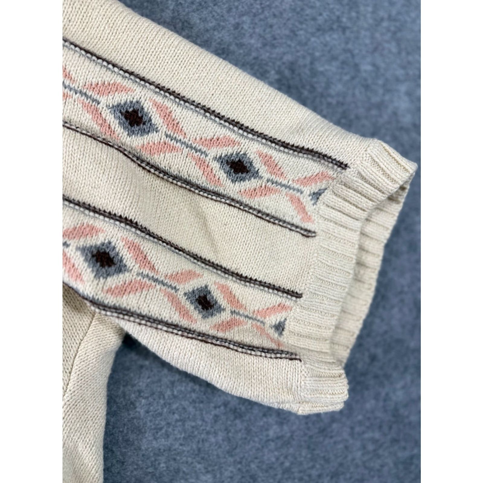 Forever 21 FOREVER 21 Sweater Cardigan Aztec Open Front Belted Ivory S Womens Micro﻿-Knit Knit Open Front Cardigan Black? Size S / US 4 / IT 40 - 5 Thumbnail